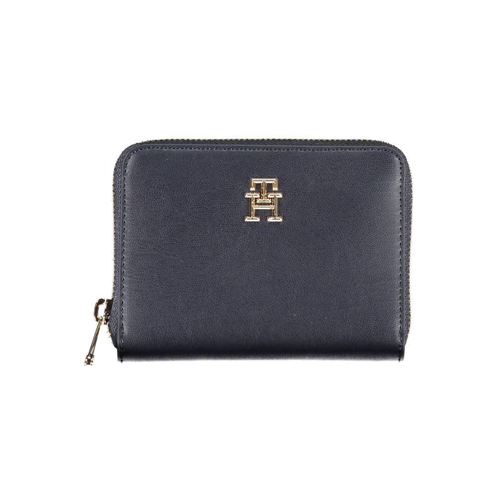 Tommy Hilfiger Damen-Geldbörse aus Polyethylen, Blau