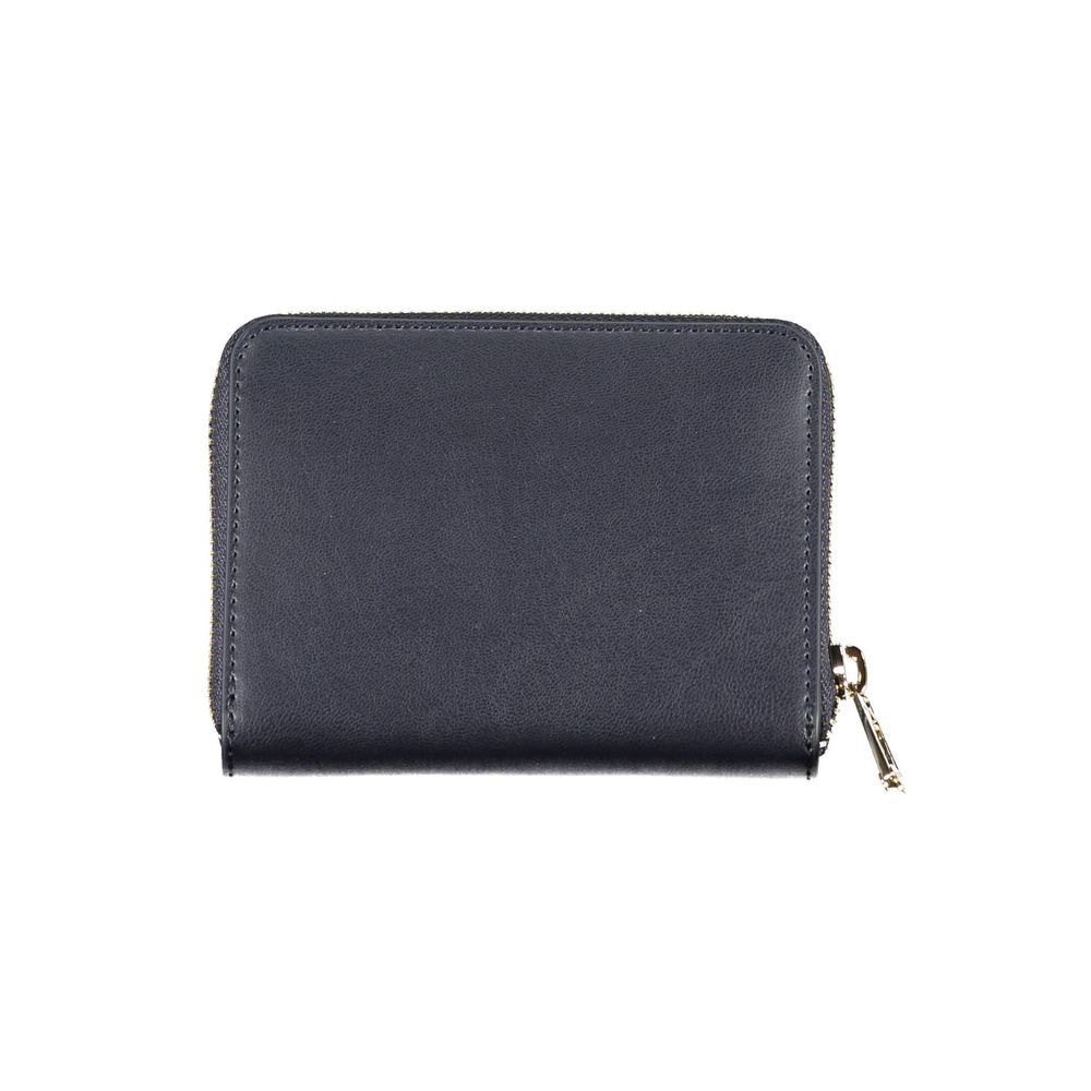 Tommy Hilfiger Damen-Geldbörse aus Polyethylen, Blau