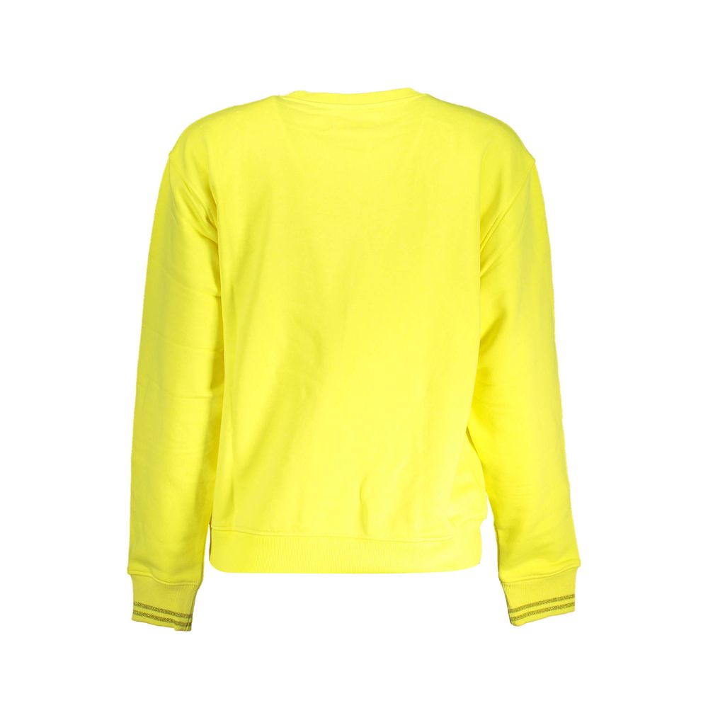 Desigual Gelber Baumwollpullover für Damen
