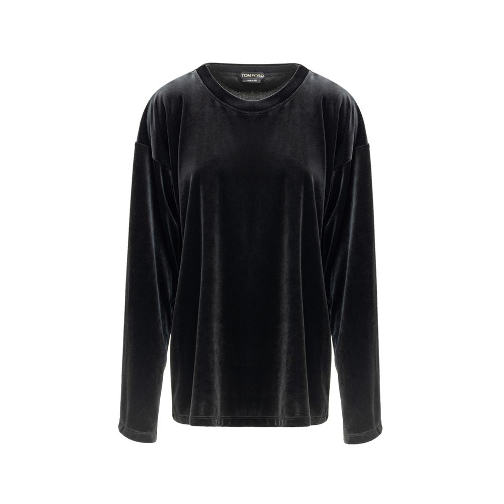 Bluze și tricou sintetice negre Tom Ford