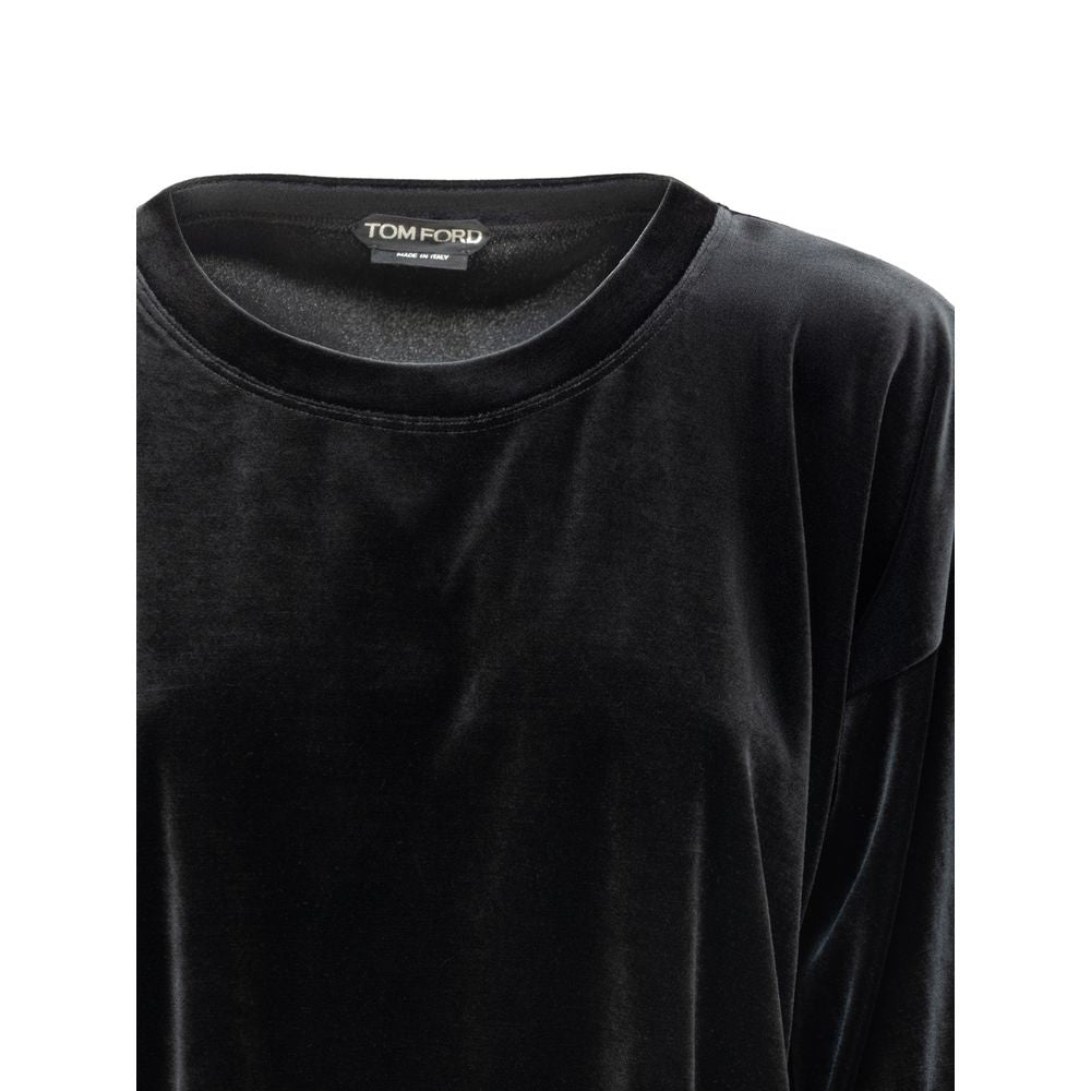 Bluze și tricou sintetice negre Tom Ford