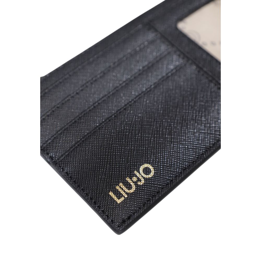 Liu Jo Schwarze Polyethylen-Geldbörse