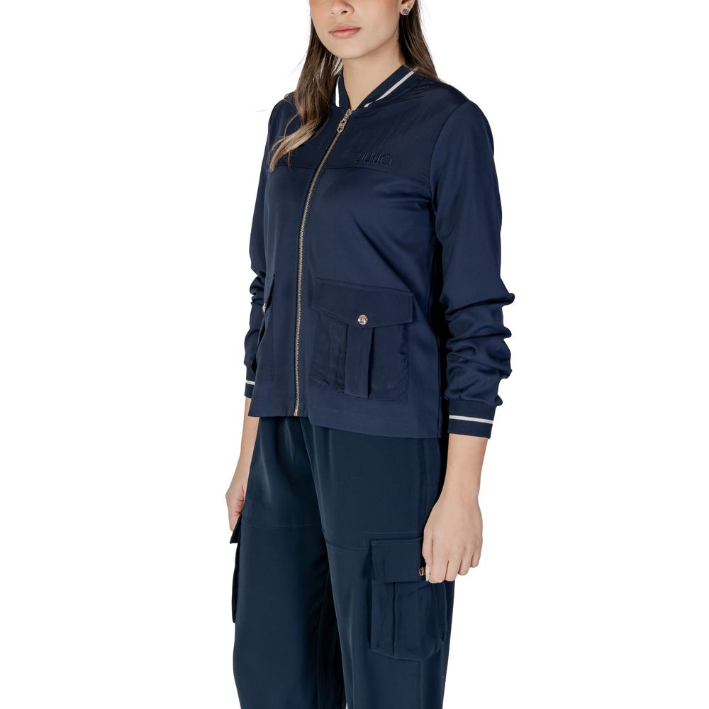 Liu Jo Blaues Viskose-Sweatshirt