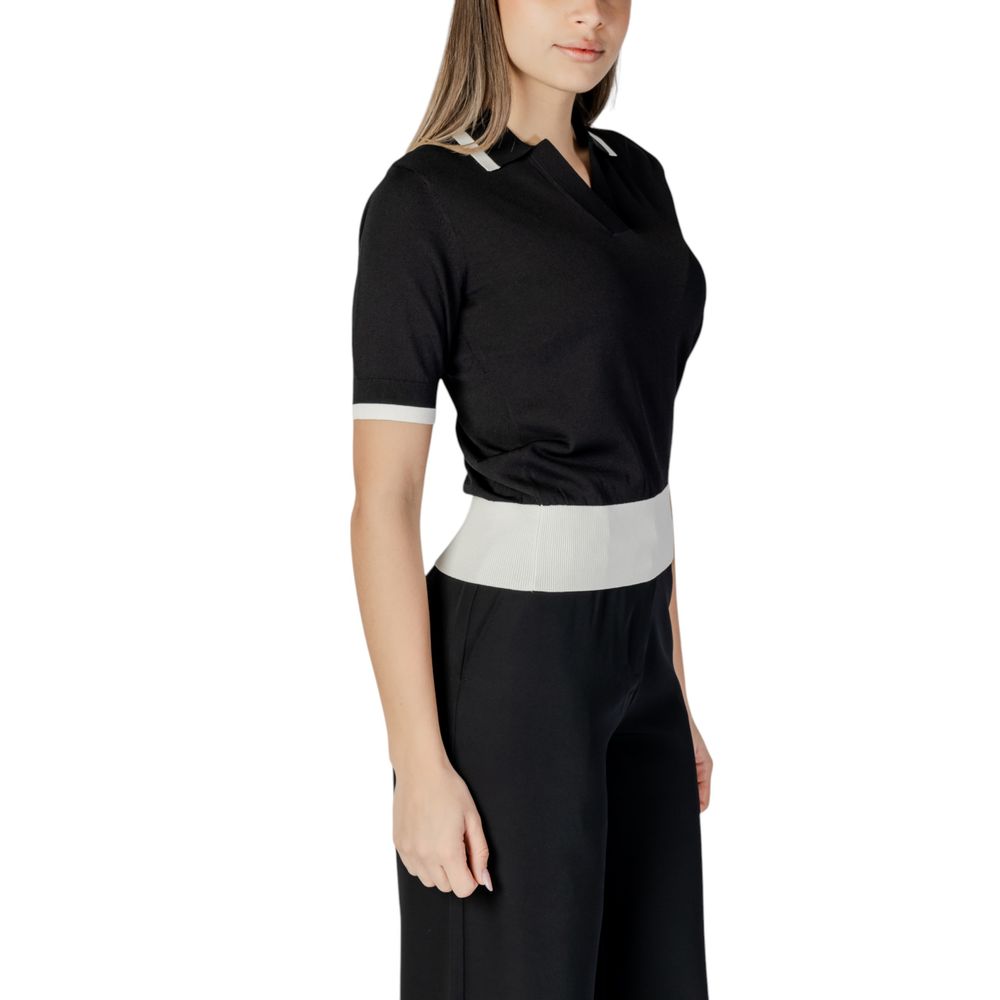 Liu Jo – Oberteile und T-Shirts aus Viskose in Schwarz und Weiß