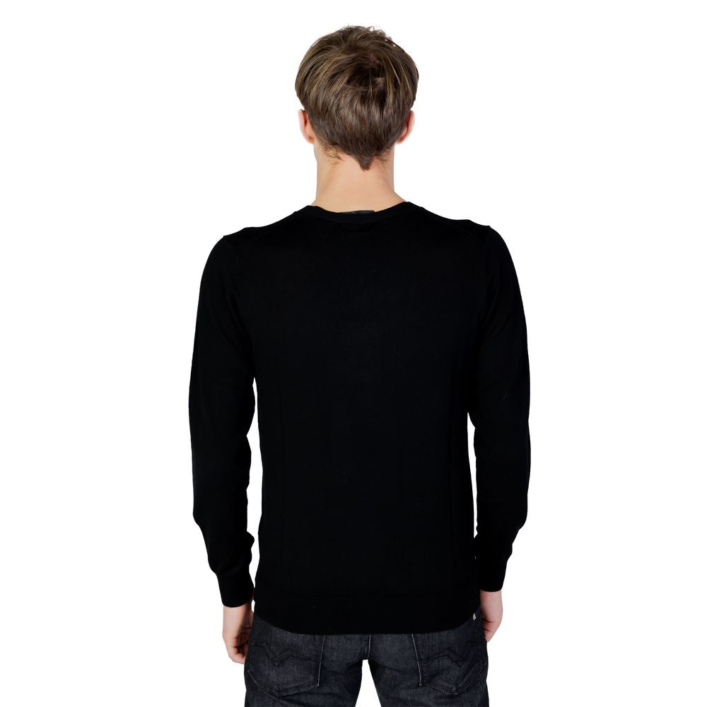 Liu Jo Schwarzes Woll-T-Shirt