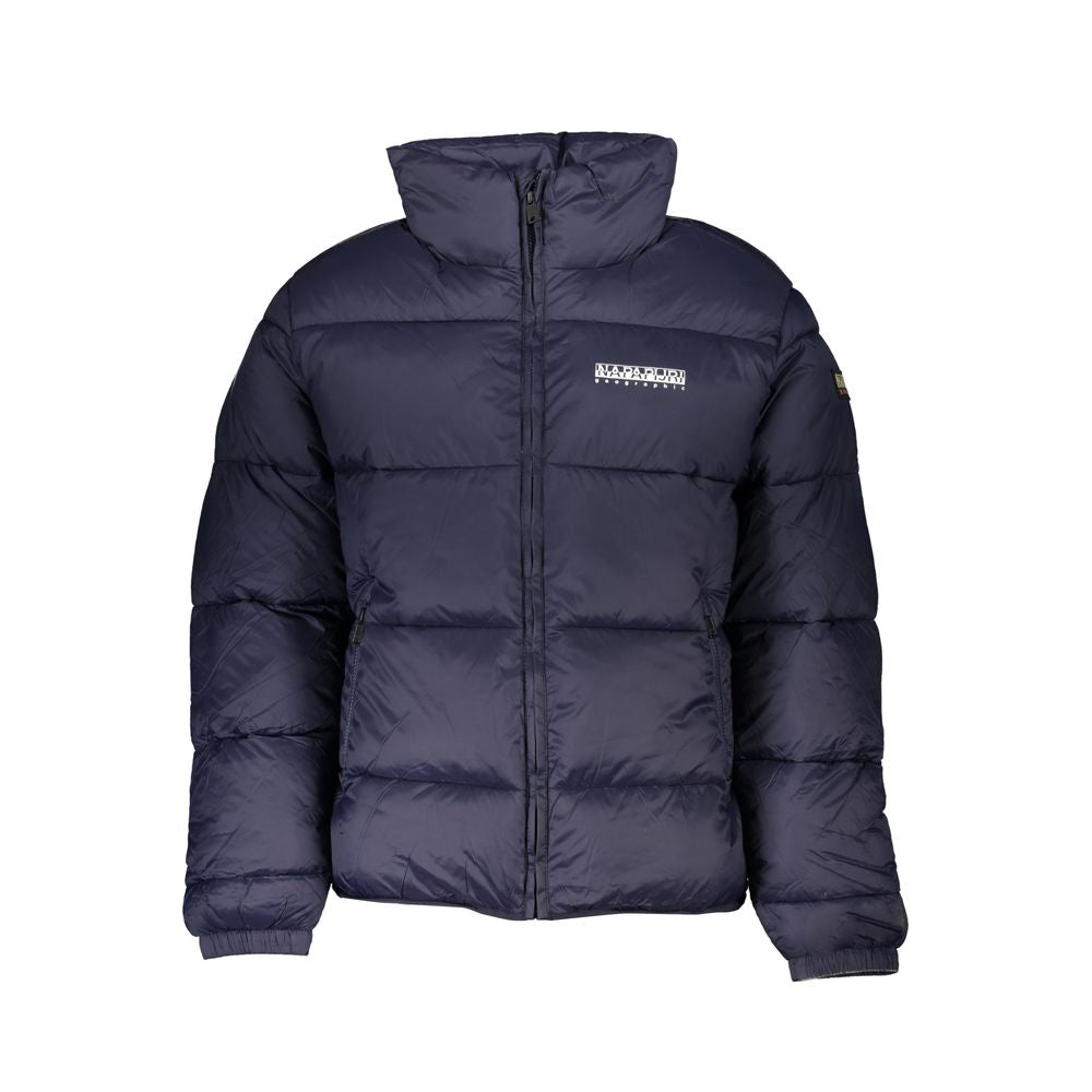Napapijri Blaue Polyamid-Herrenjacke
