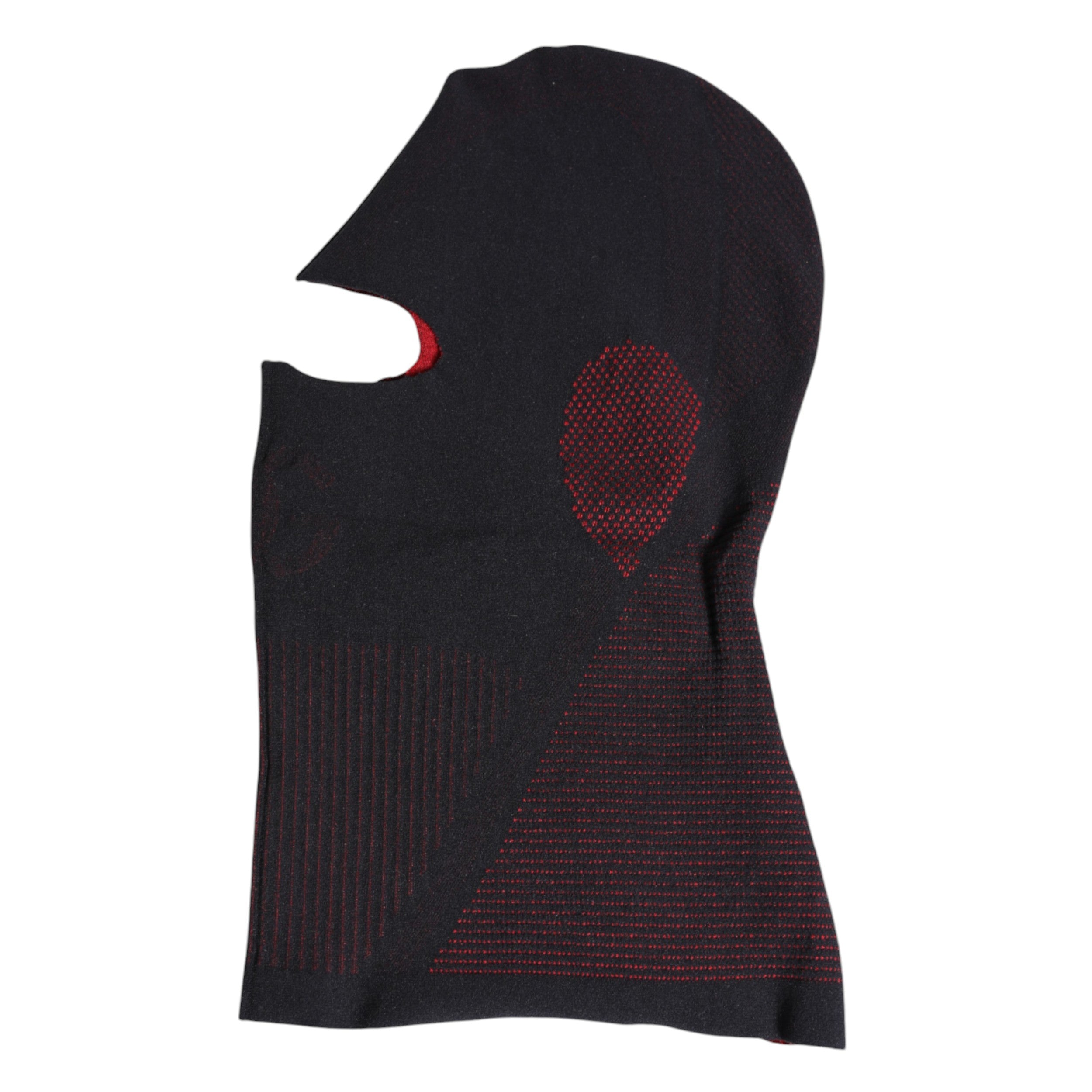 Dolce & Gabbana – Schwarze Strick-Skimaske aus Baumwolle mit Sturmhaube