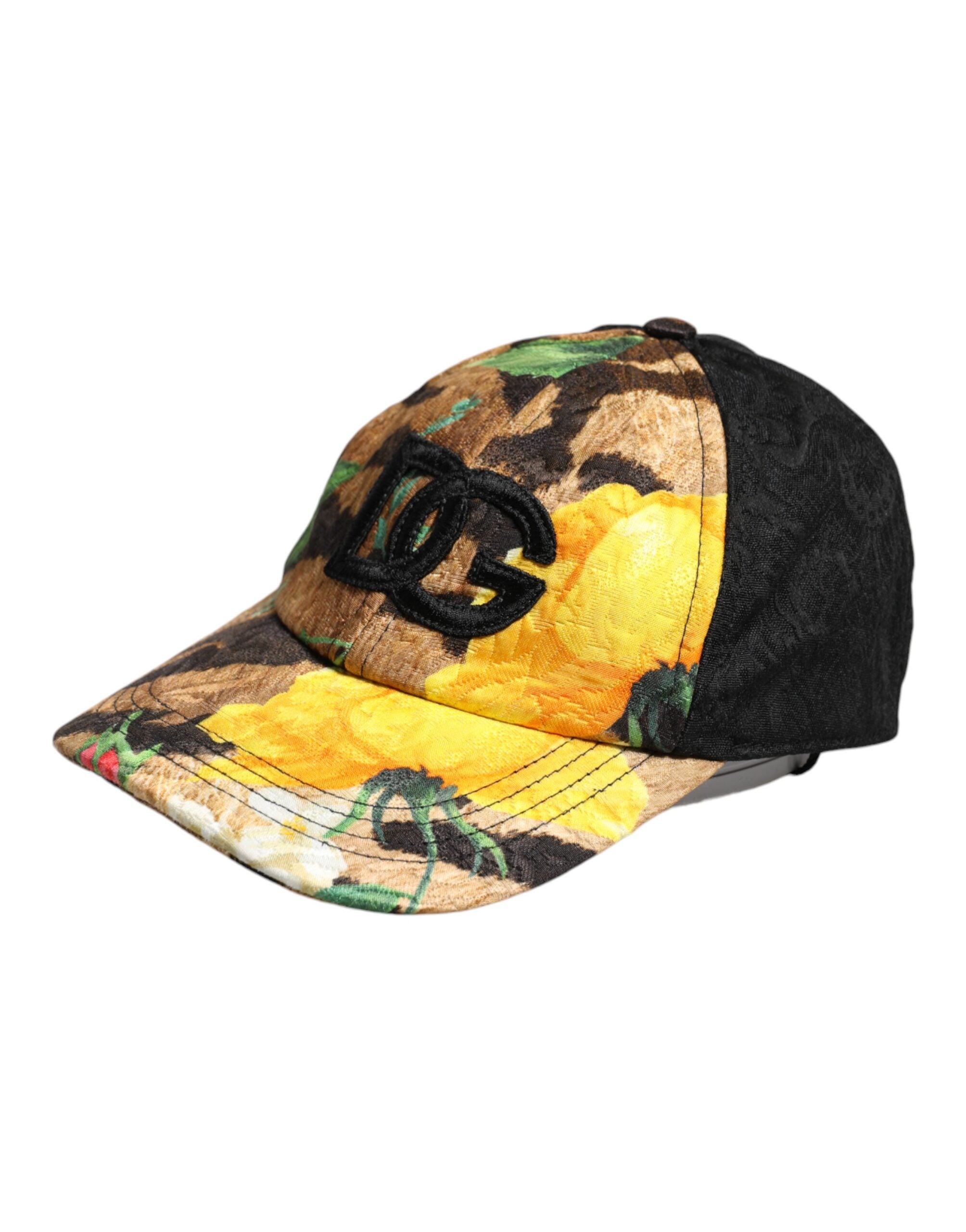 Dolce & Gabbana – Mehrfarbige Baseballkappe mit 6 Paneelen und DG-Logo-Patch
