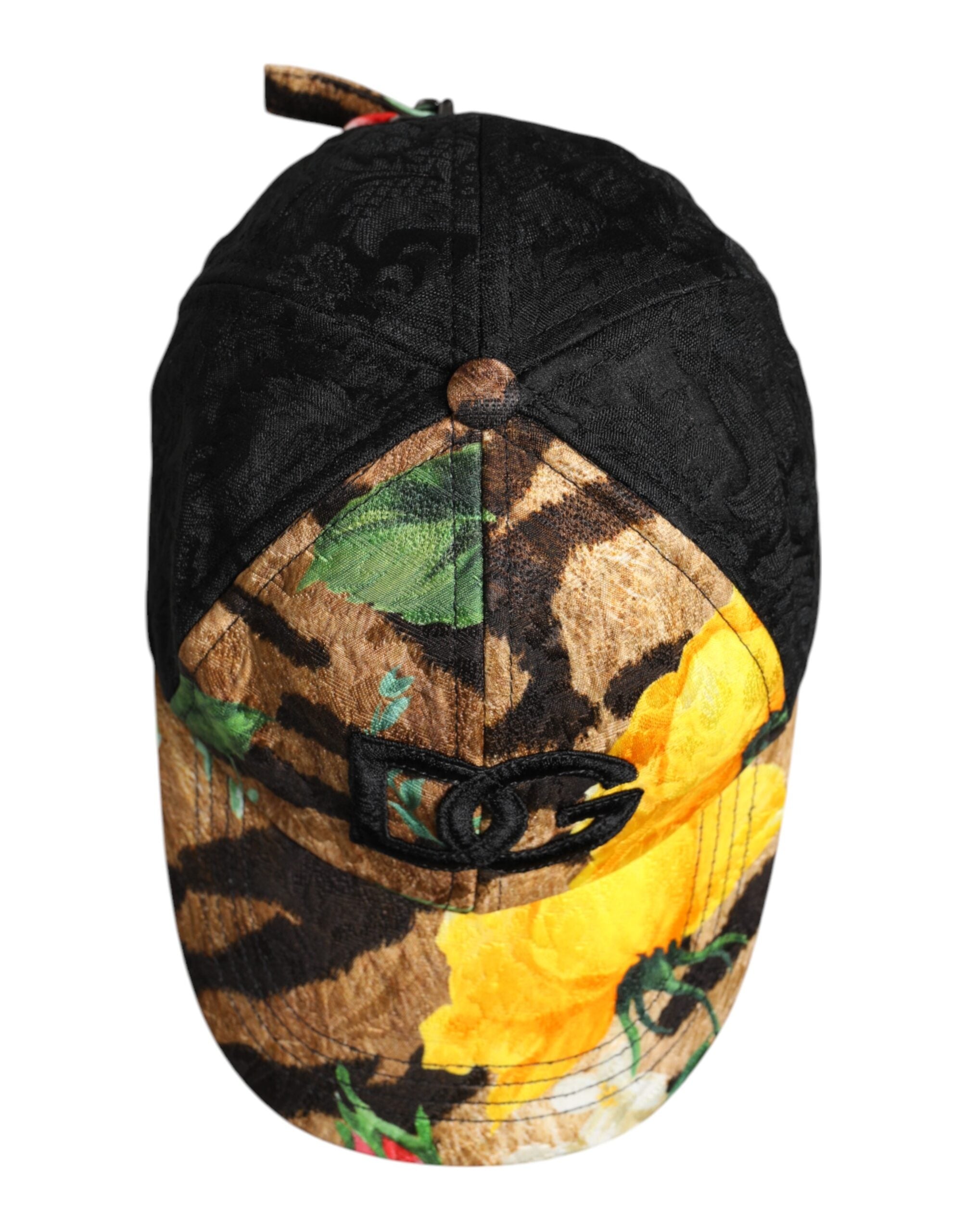 Dolce & Gabbana – Mehrfarbige Baseballkappe mit 6 Paneelen und DG-Logo-Patch