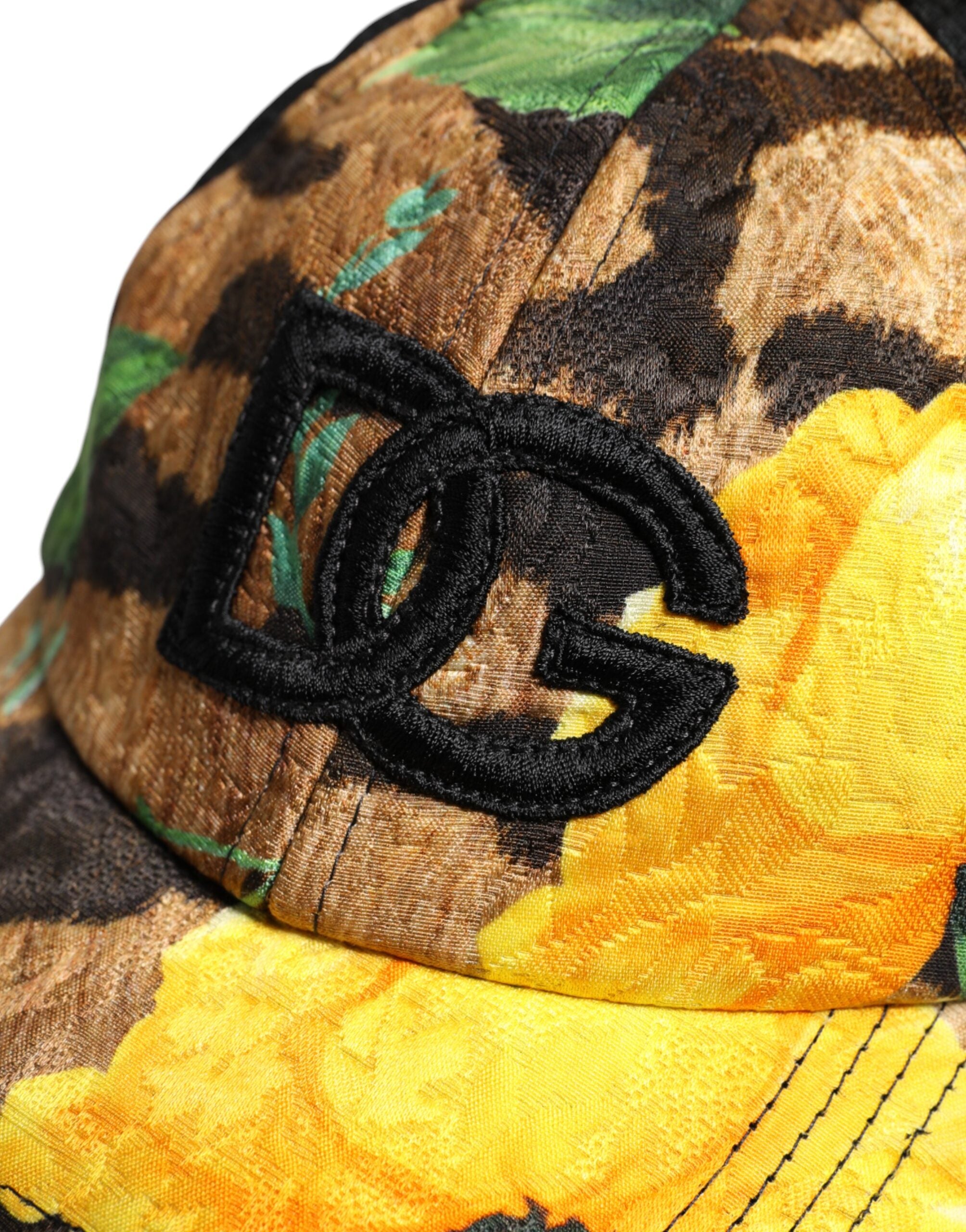 Dolce & Gabbana – Mehrfarbige Baseballkappe mit 6 Paneelen und DG-Logo-Patch