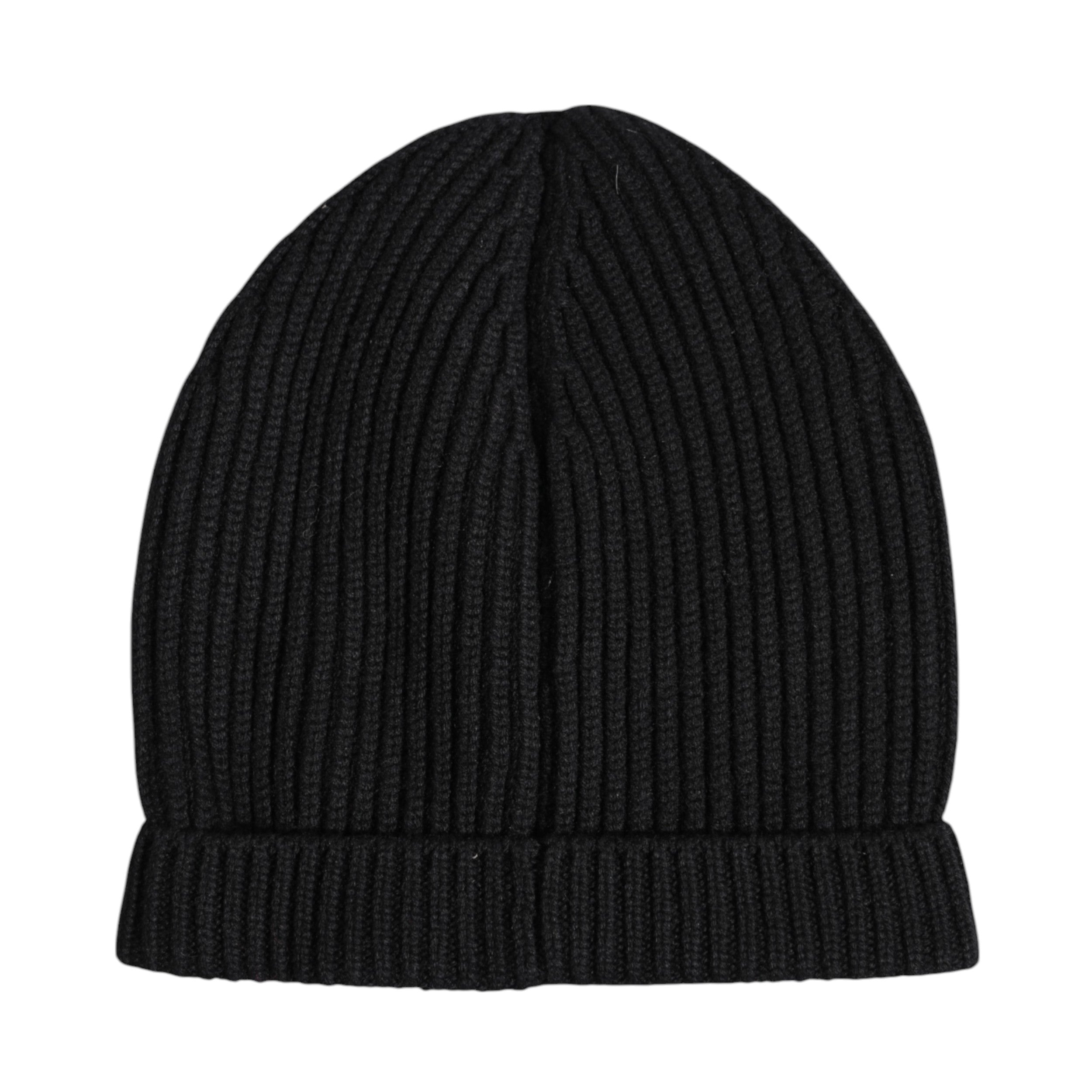 Dolce & Gabbana – Schwarze Wintermütze aus Kaschmir