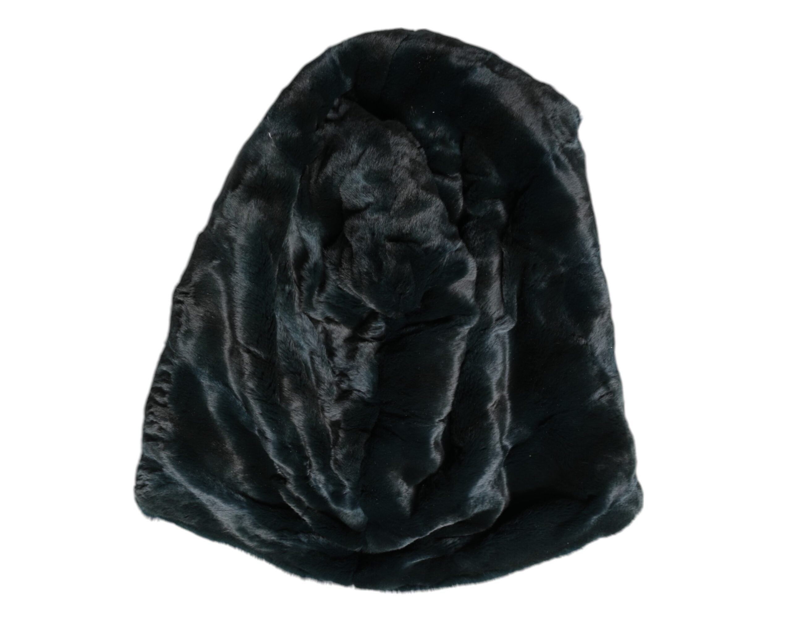 Căciulă Dolce & Gabbana din blană neagră de nevăstuică pentru femei