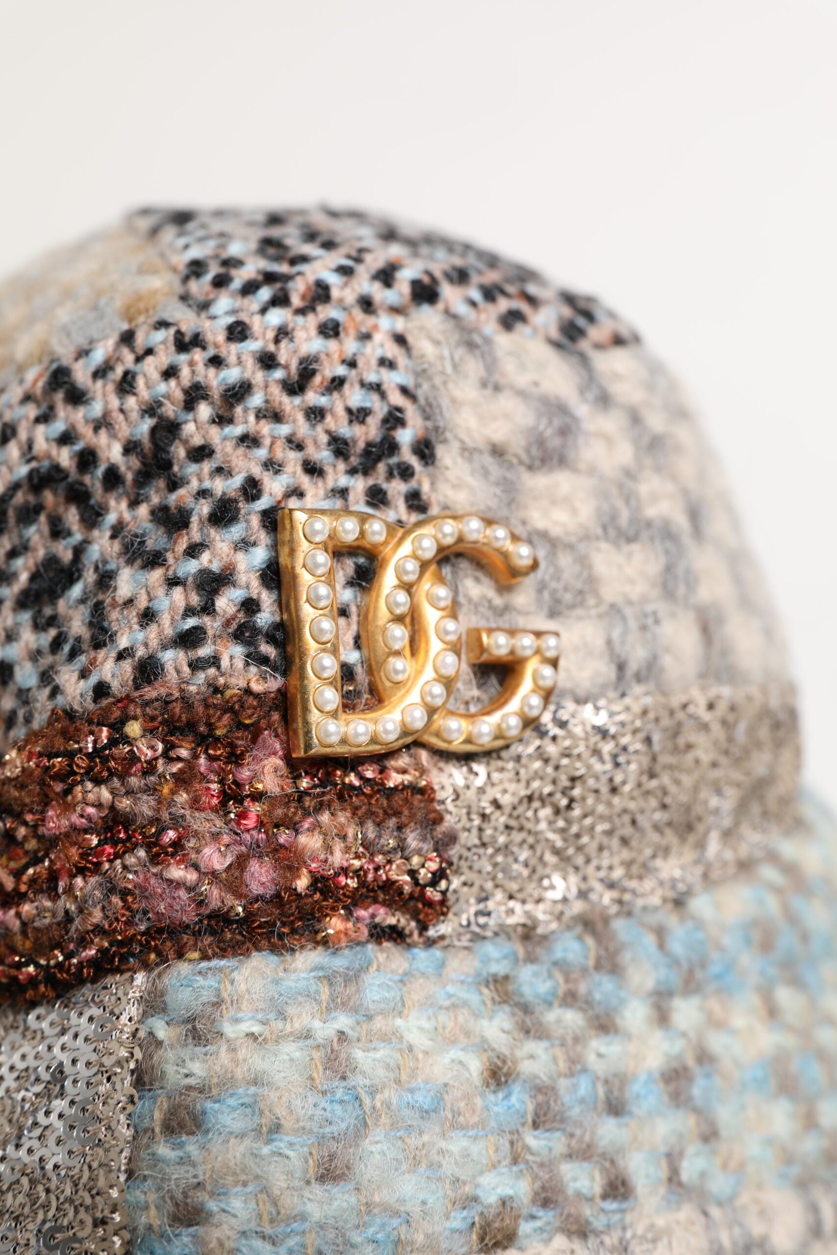 Pălărie Dolce & Gabbana cu imprimeu patchwork multicolor