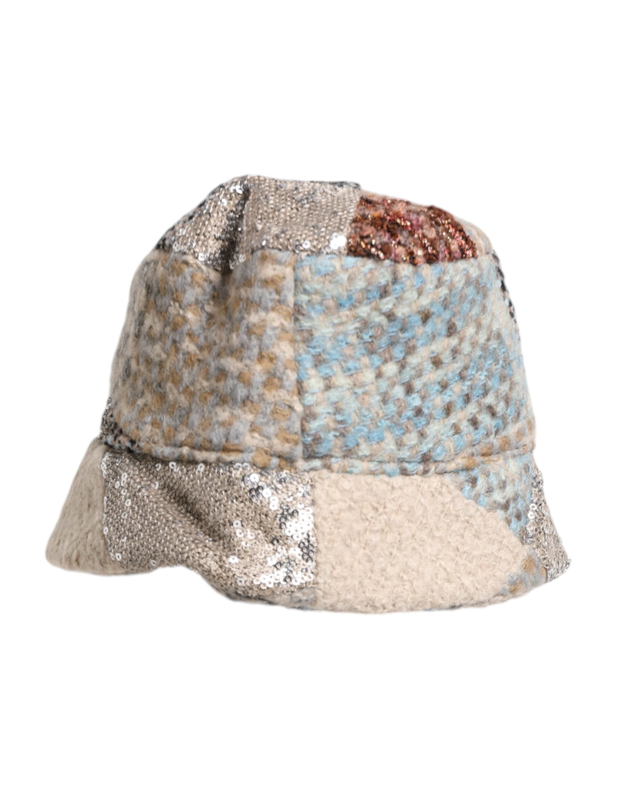 Pălărie Dolce & Gabbana cu imprimeu patchwork multicolor