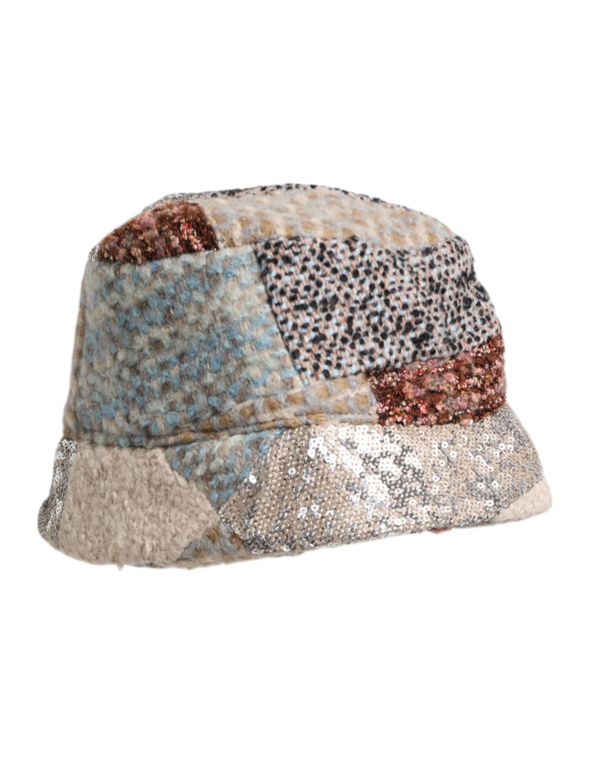 Pălărie Dolce & Gabbana cu imprimeu patchwork multicolor