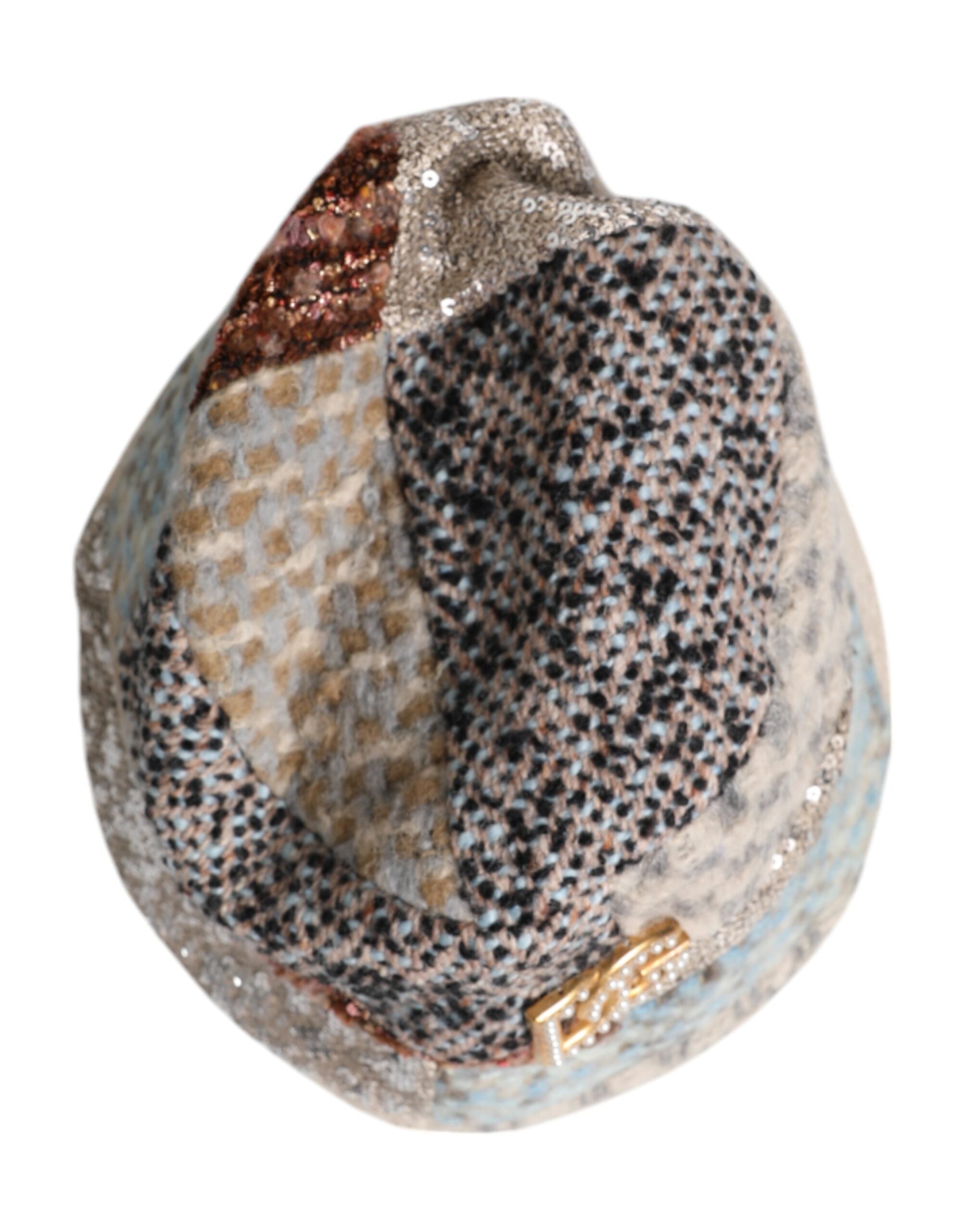 Pălărie Dolce & Gabbana cu imprimeu patchwork multicolor