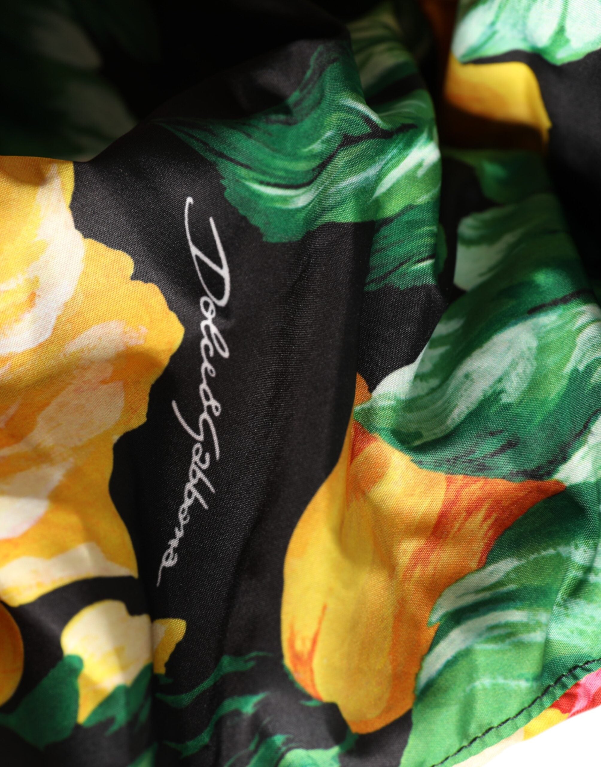 Pălărie Dolce & Gabbana cu imprimeu floral multicolor și înfășurare pe tot capul