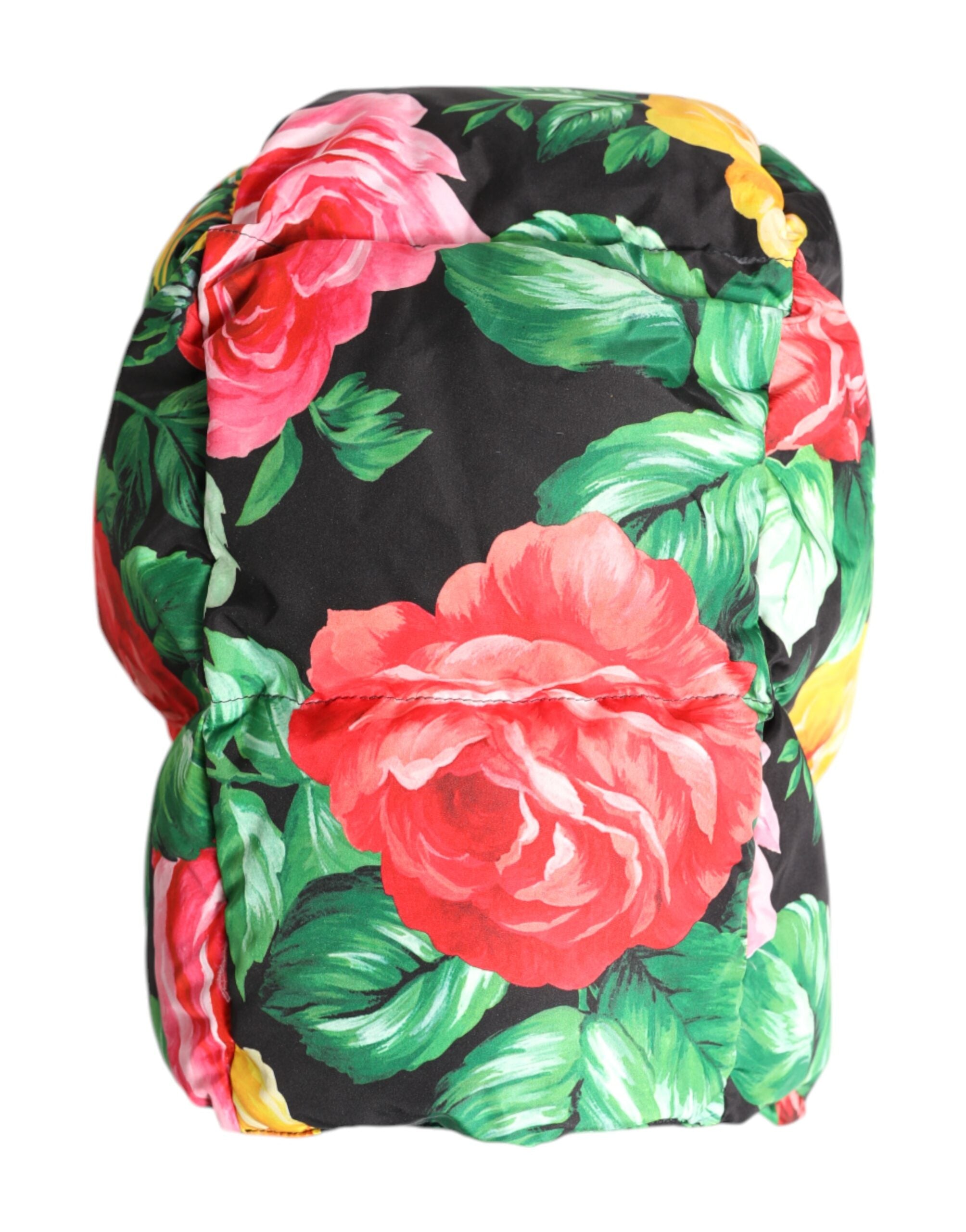 Pălărie Dolce & Gabbana cu imprimeu floral multicolor și înfășurare pe tot capul