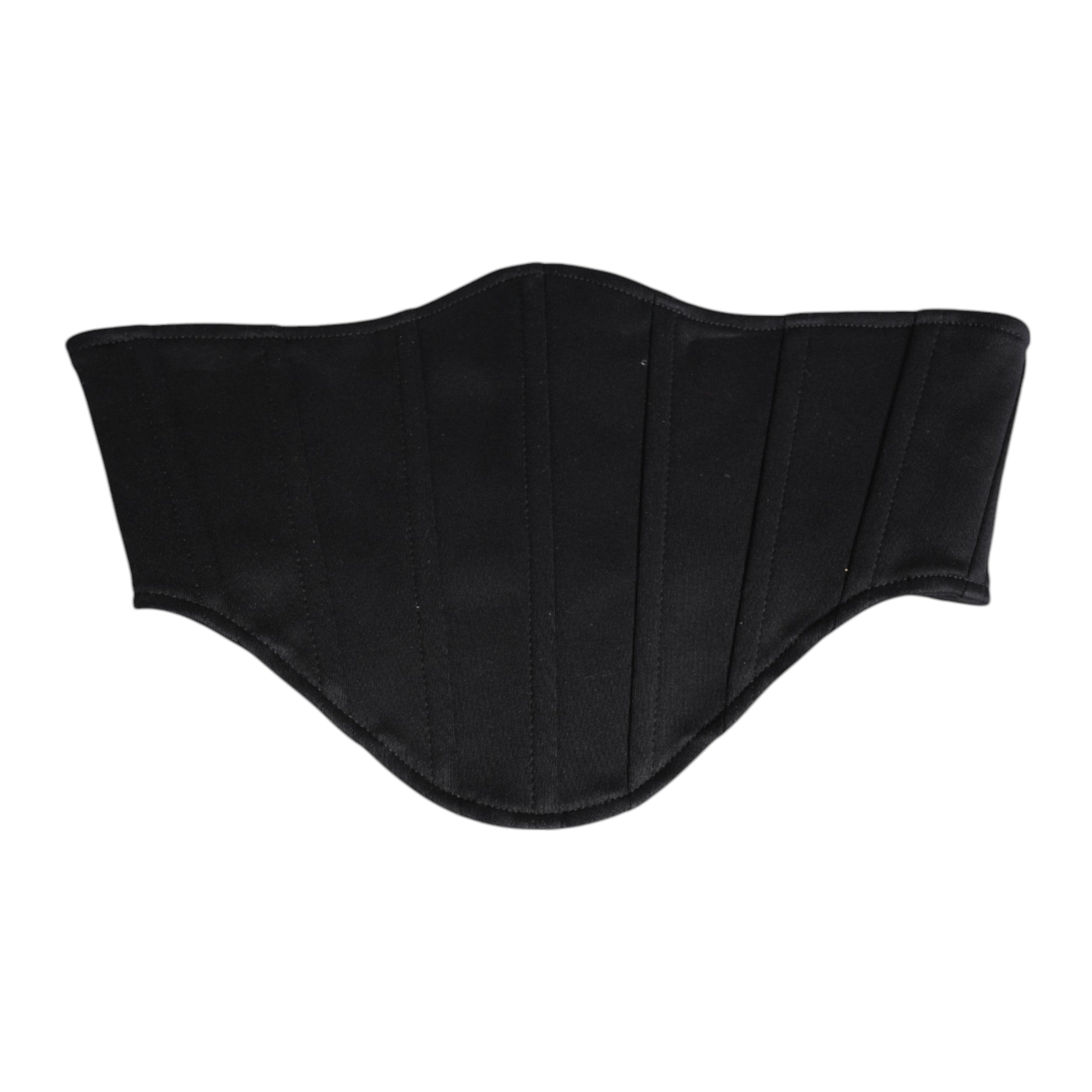 Curea Dolce & Gabbana neagră din bumbac pentru smoking, model cummerbund