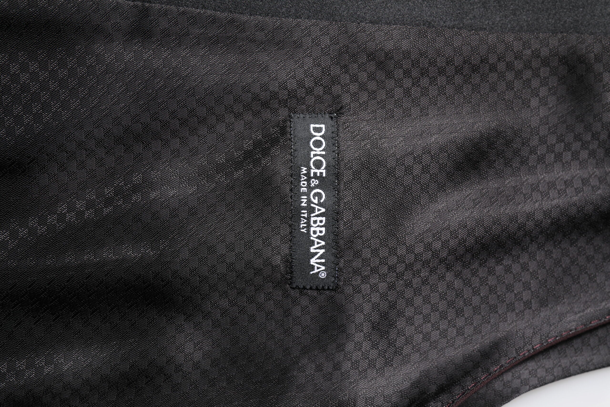 Dolce & Gabbana Kastanienbraune Weste aus Wolle, formelle Weste