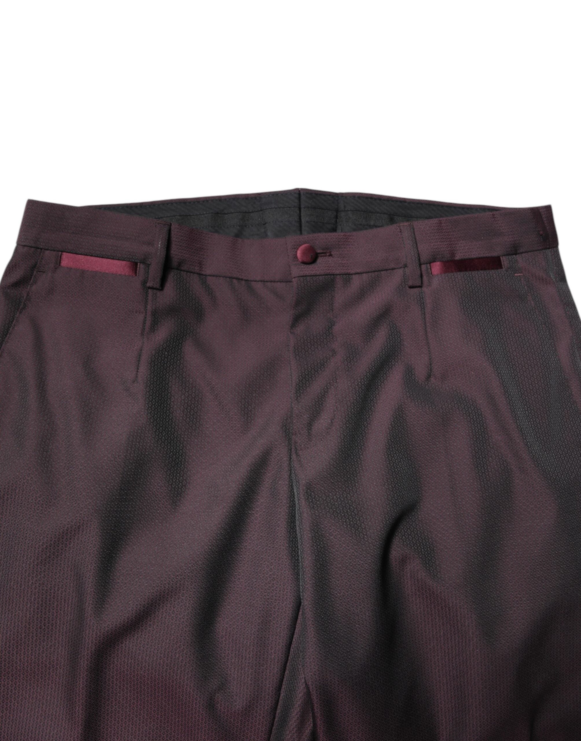 Dolce & Gabbana – Kastanienbrauner, einreihiger, formeller, zweiteiliger Anzug
