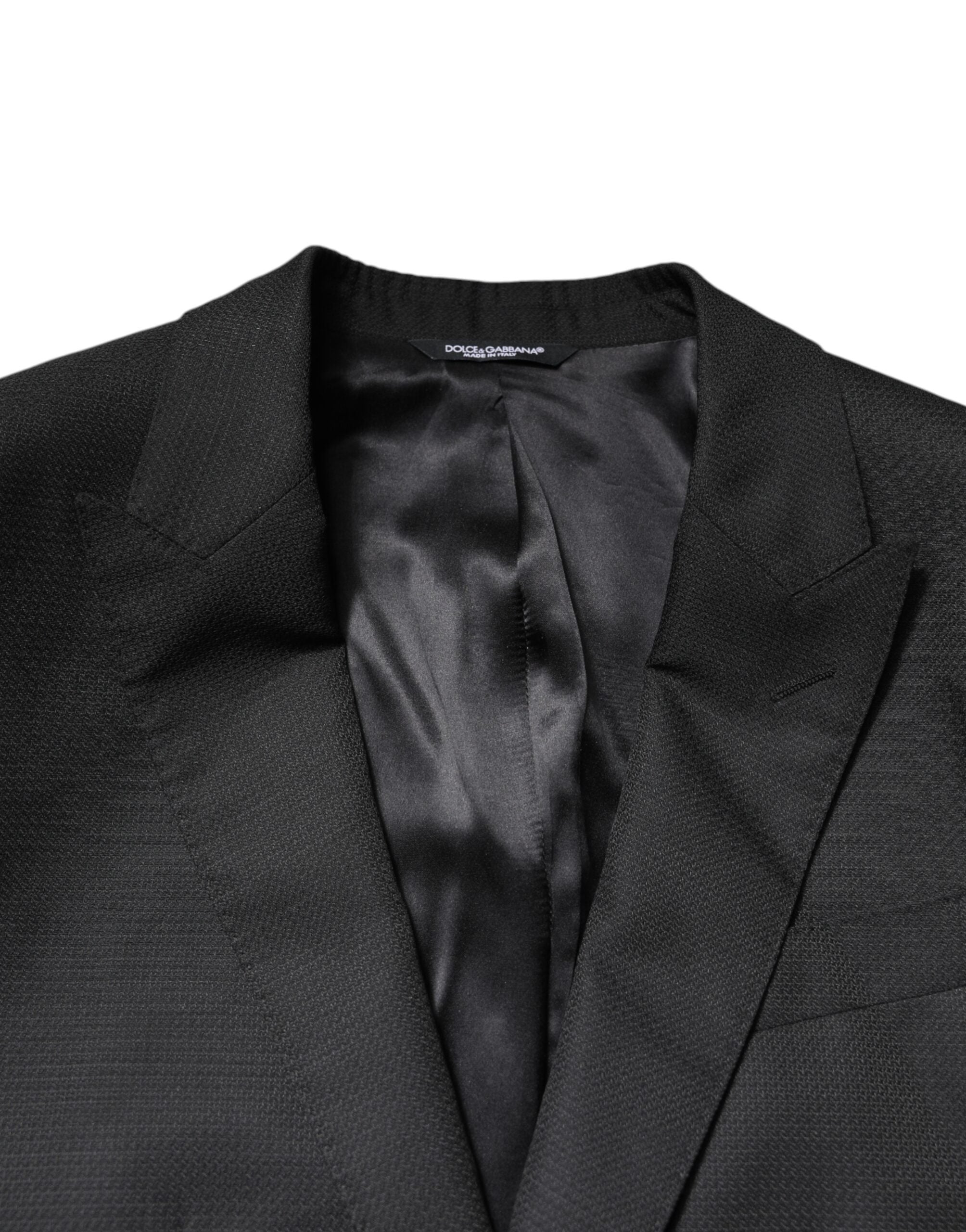 Dolce & Gabbana – Schwarzer, einreihiger, formeller, zweiteiliger Anzug