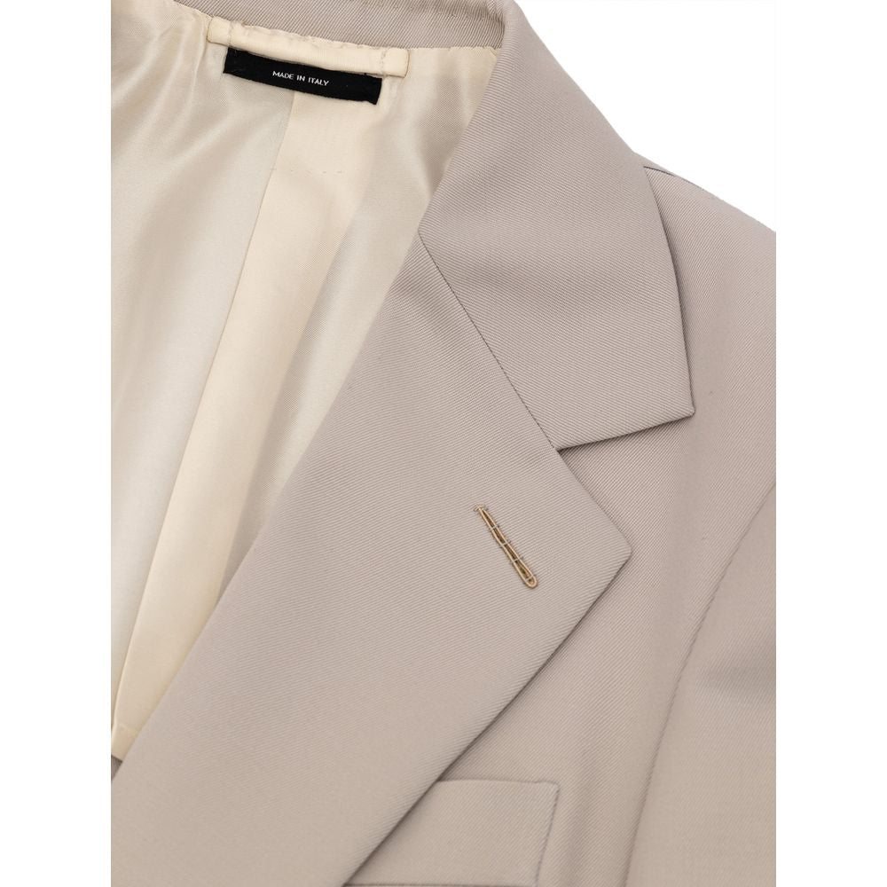 Beige Wollkleidung von Tom Ford