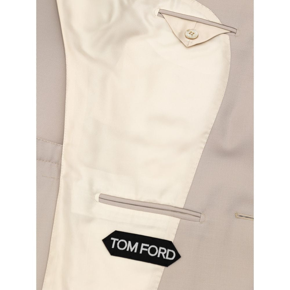 Beige Wollkleidung von Tom Ford