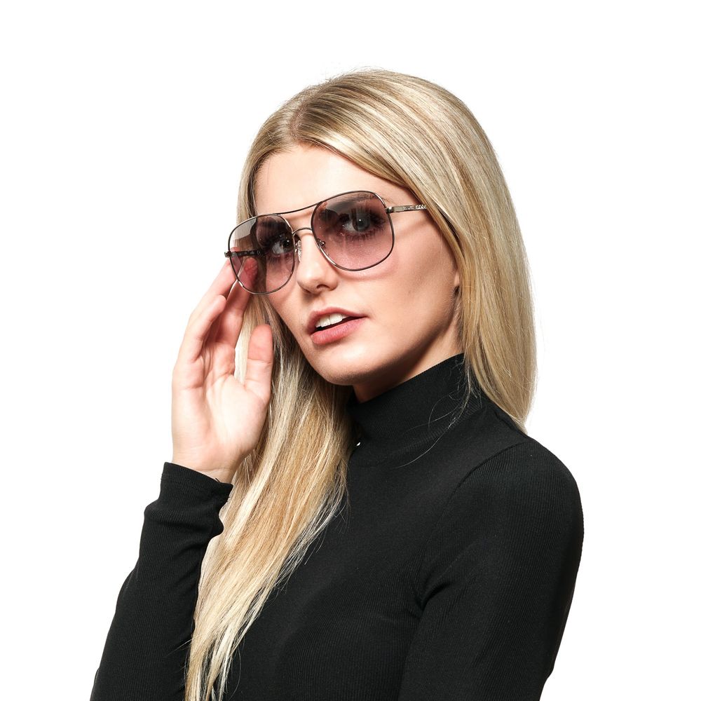 Ochelari de soare Guess argintii pentru femei