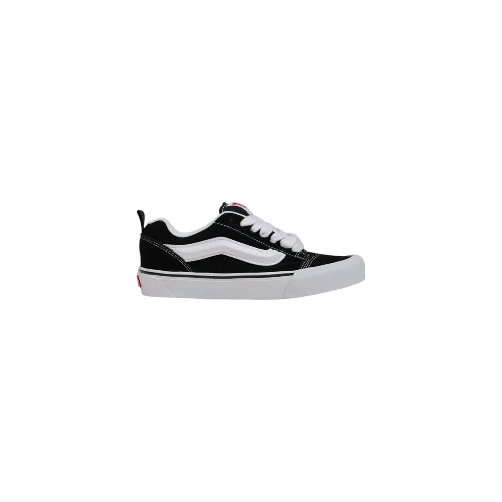 Vans – Schwarze und weiße Ledersneaker