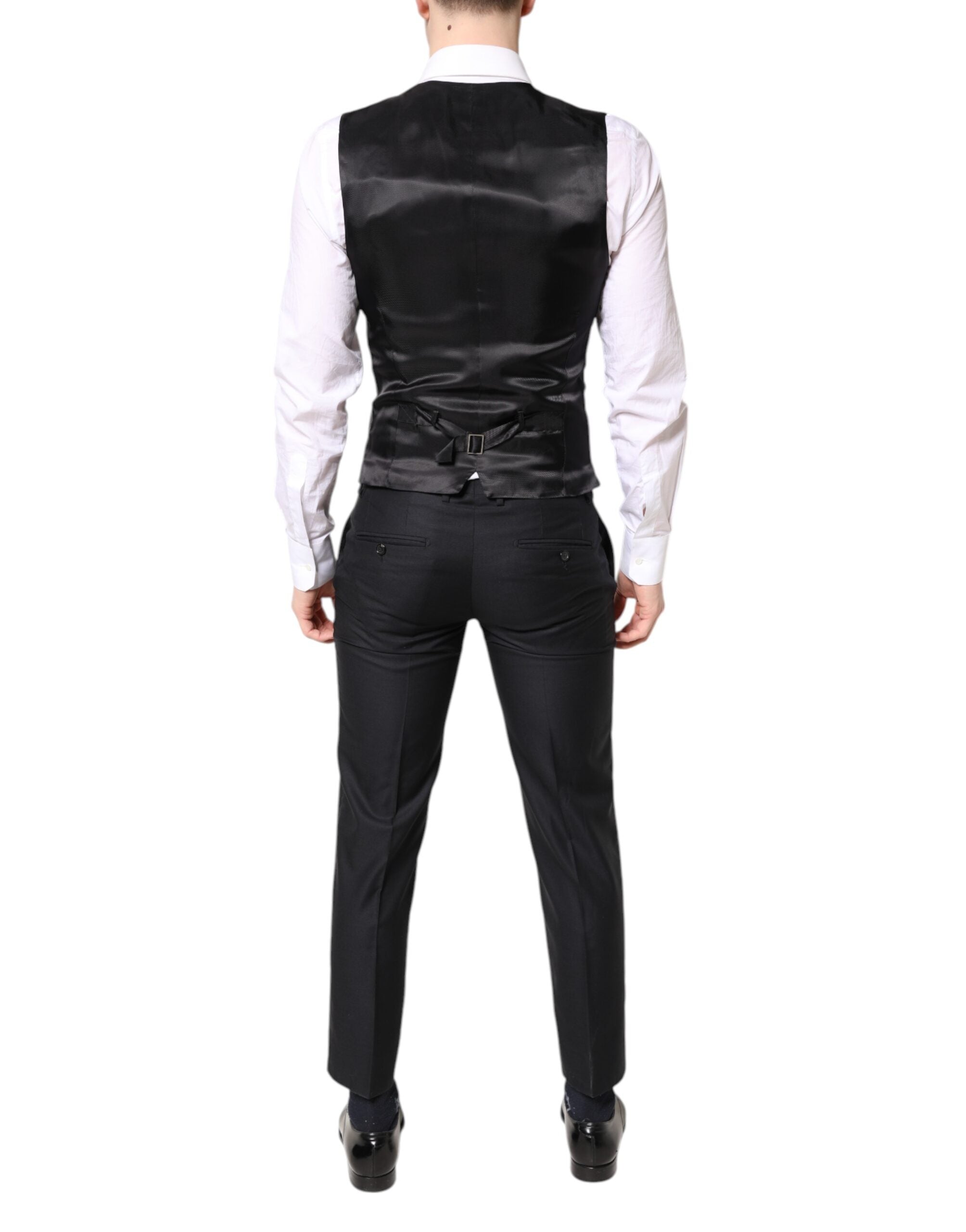 Dolce & Gabbana – Blauer MARTINI-Anzug aus Wolle, 3-teilig