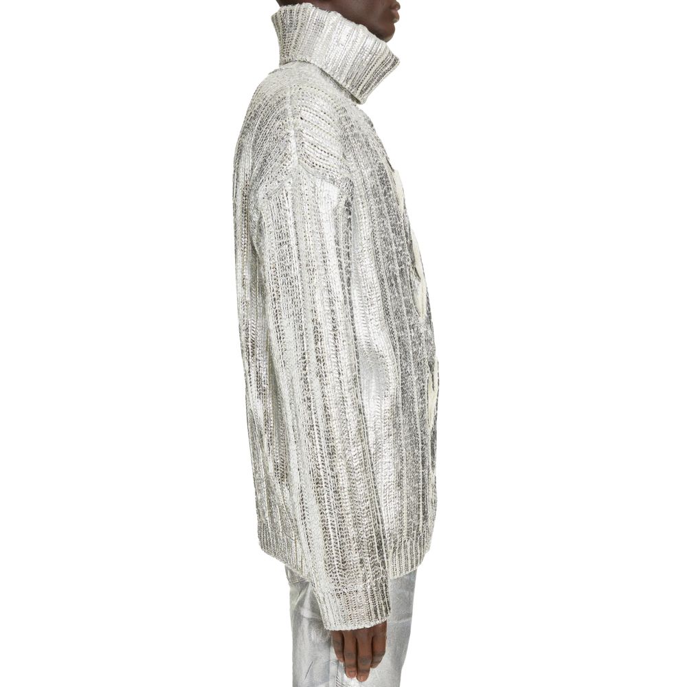 Balmain – Rollkragenpullover aus brauner Wolle für Herren