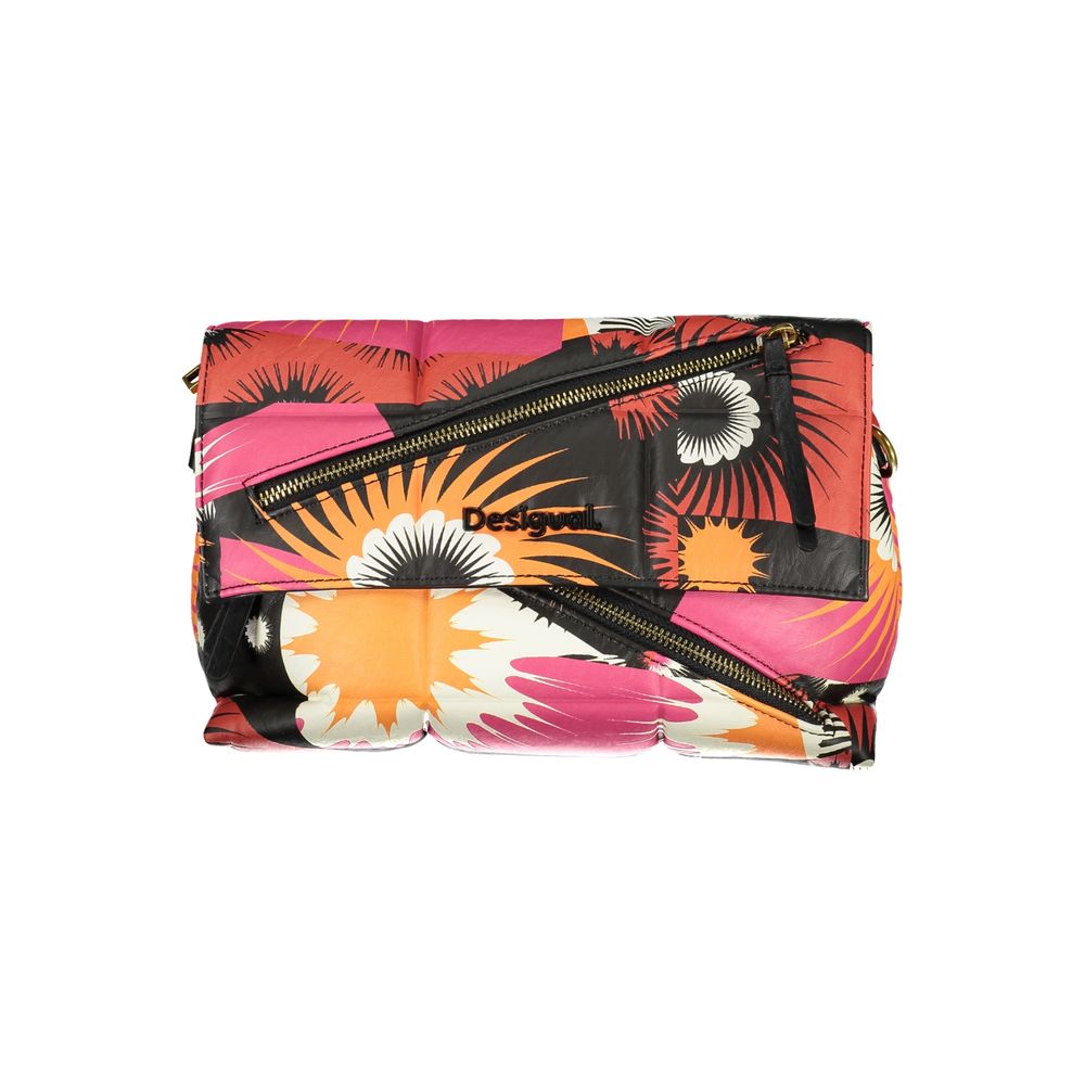 Desigual Schwarze Polyethylen-Handtasche