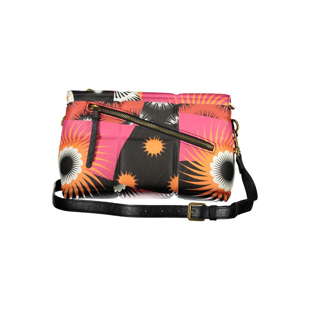 Desigual Schwarze Polyethylen-Handtasche