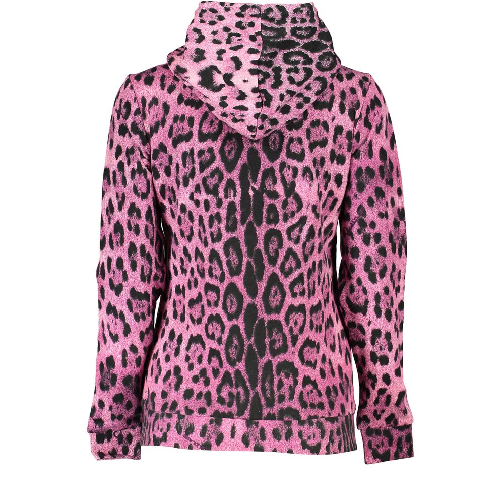 Cavalli Class Rosa Baumwollpullover für Damen