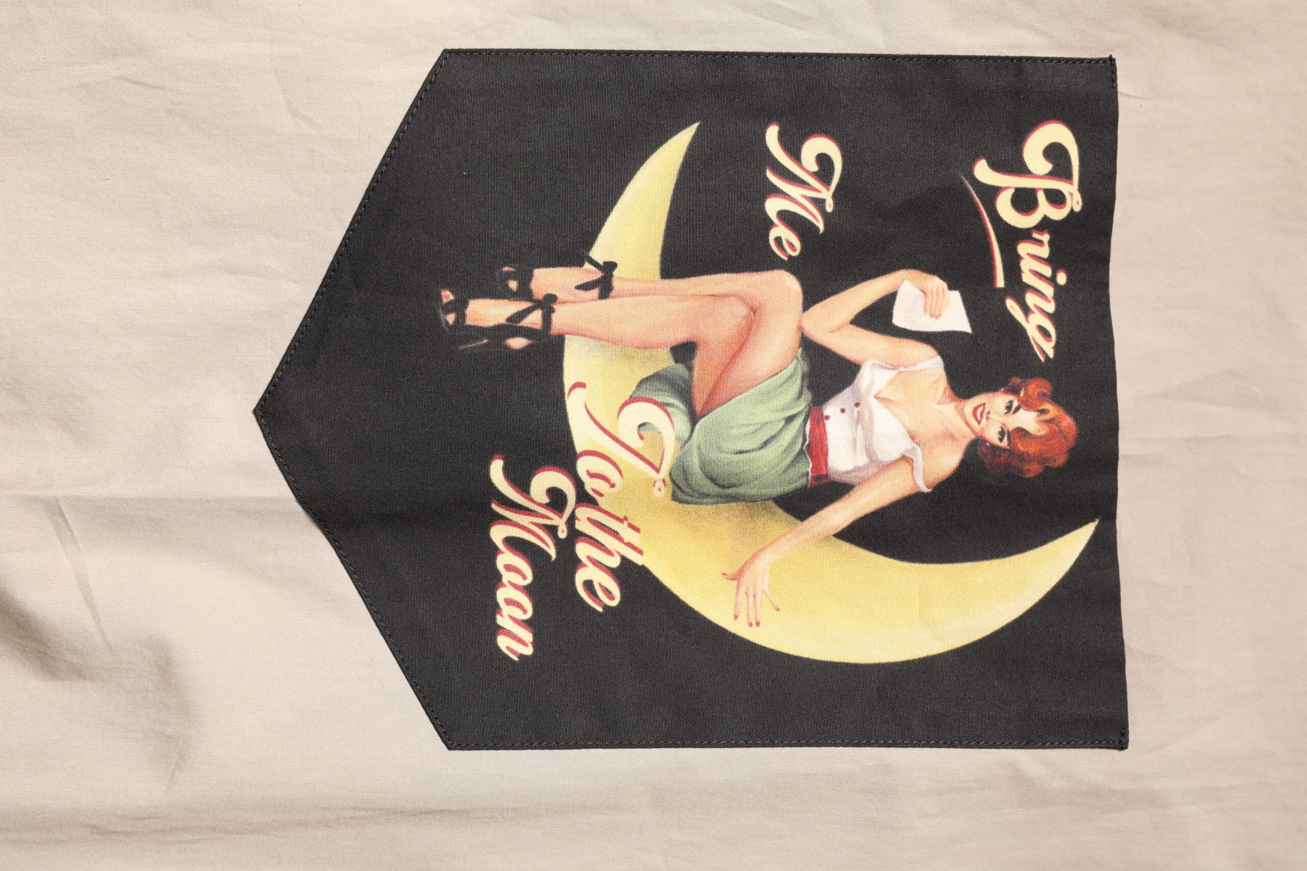 Dolce & Gabbana Beige Pin Up Print MARTINI Herren Freizeithemd