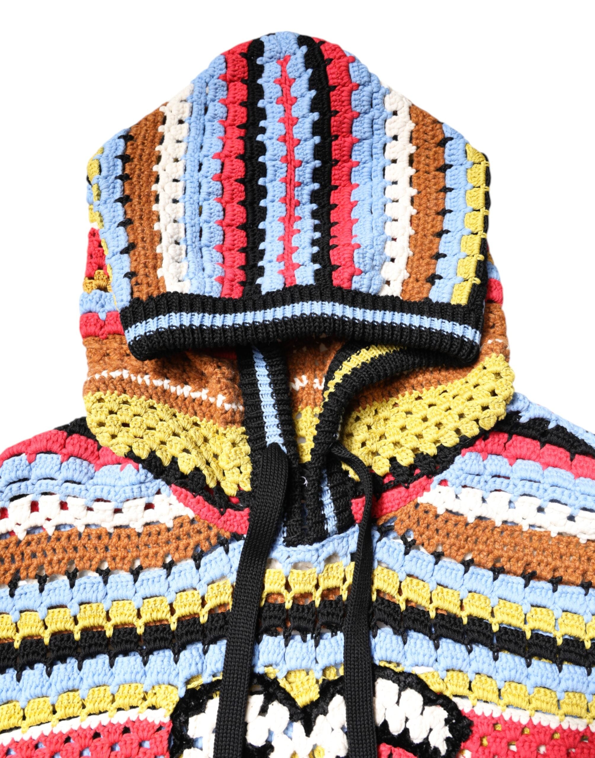 Pulover cu glugă din bumbac multicolor Dolce & Gabbana