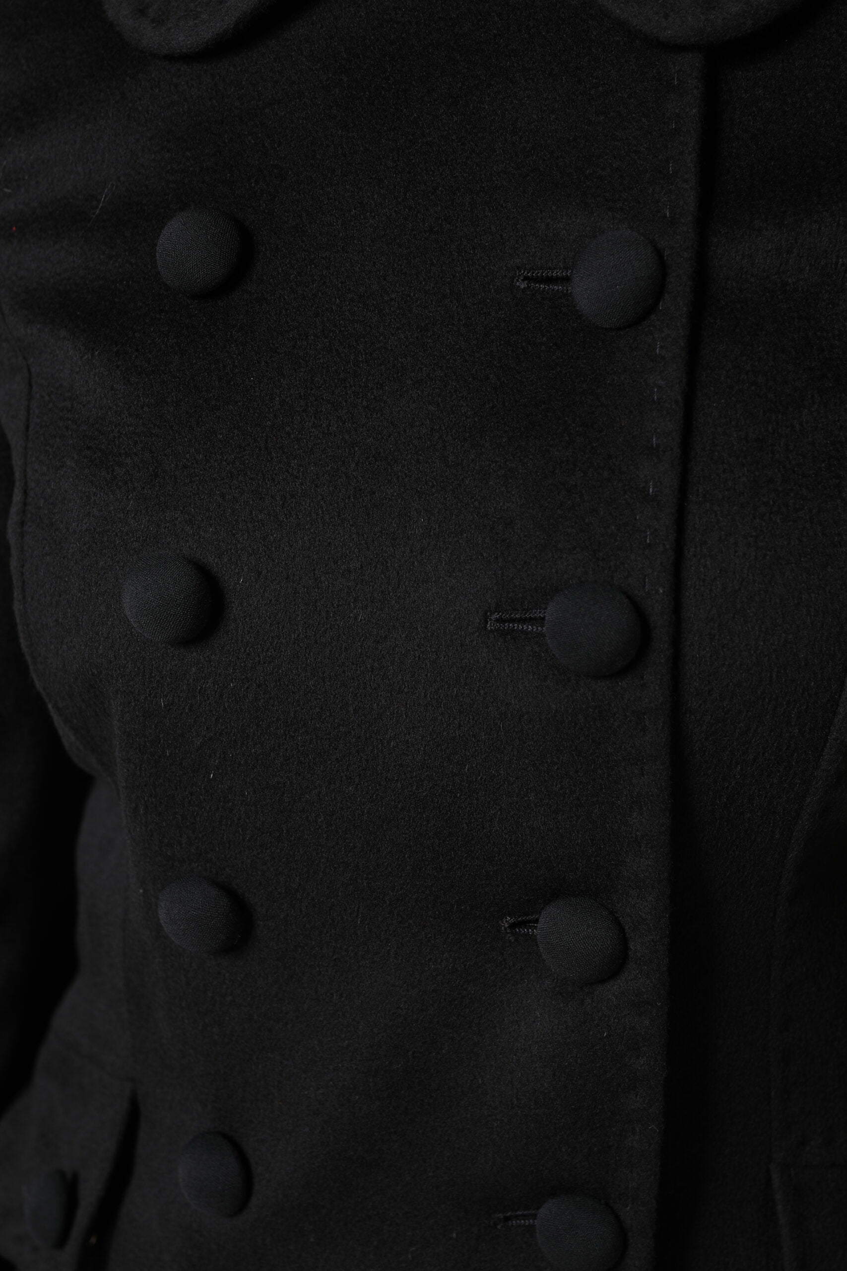 Dolce & Gabbana Sartoria Italiano Blazerjacke aus schwarzer Wolle