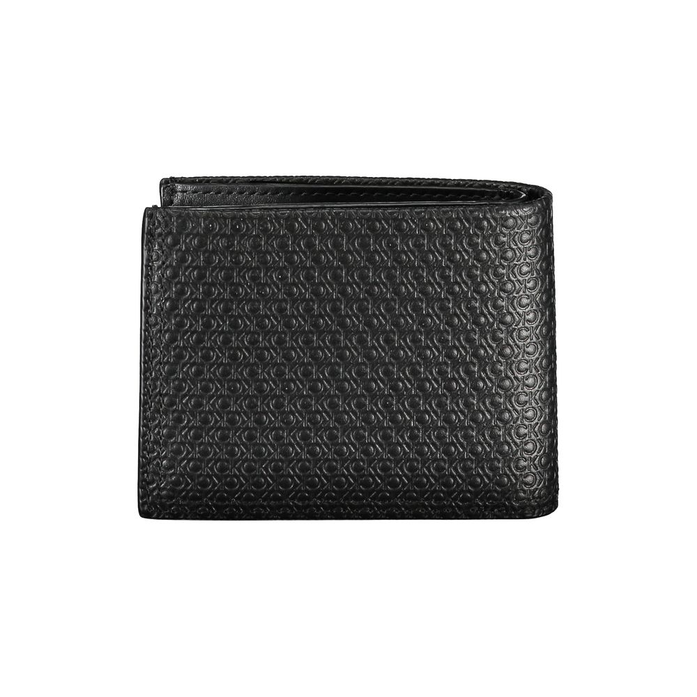 Portofel elegant din piele Calvin Klein cu pliere dublă și blocare RFID