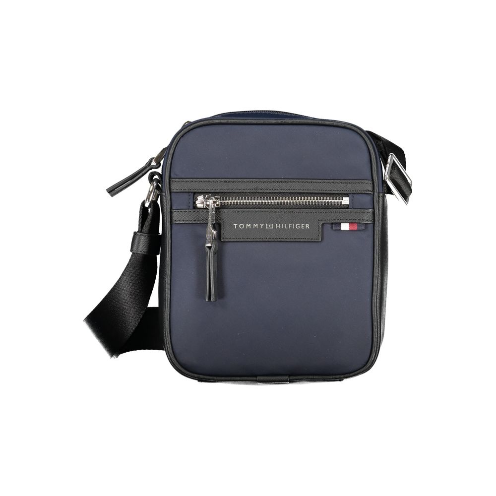 Geantă de umăr Tommy Hilfiger albastră din poliester