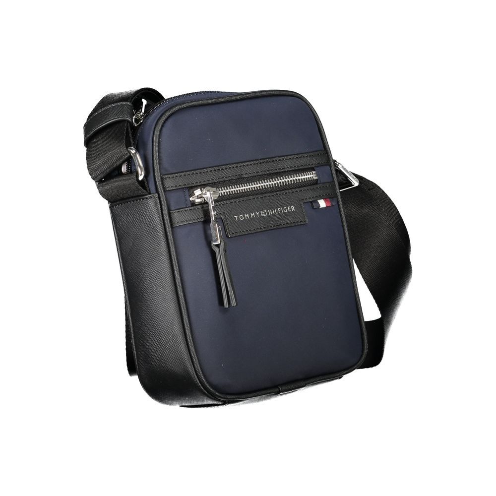 Geantă de umăr Tommy Hilfiger albastră din poliester