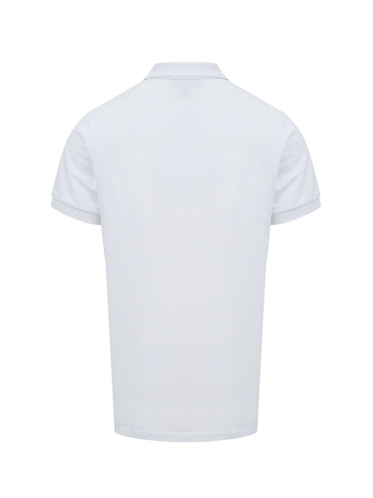 Burberry – Weißes Poloshirt aus Baumwolle mit Kragen