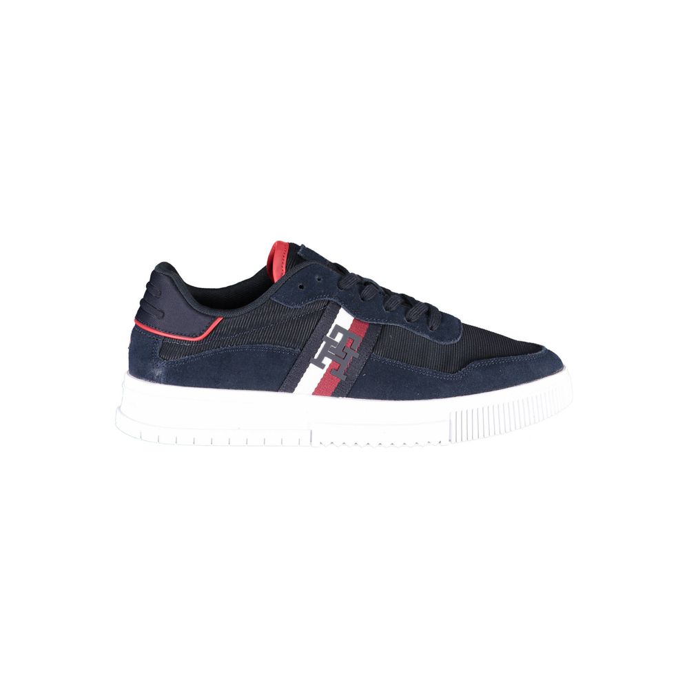 Tommy Hilfiger – Blaue Polyester-Sneaker für Herren