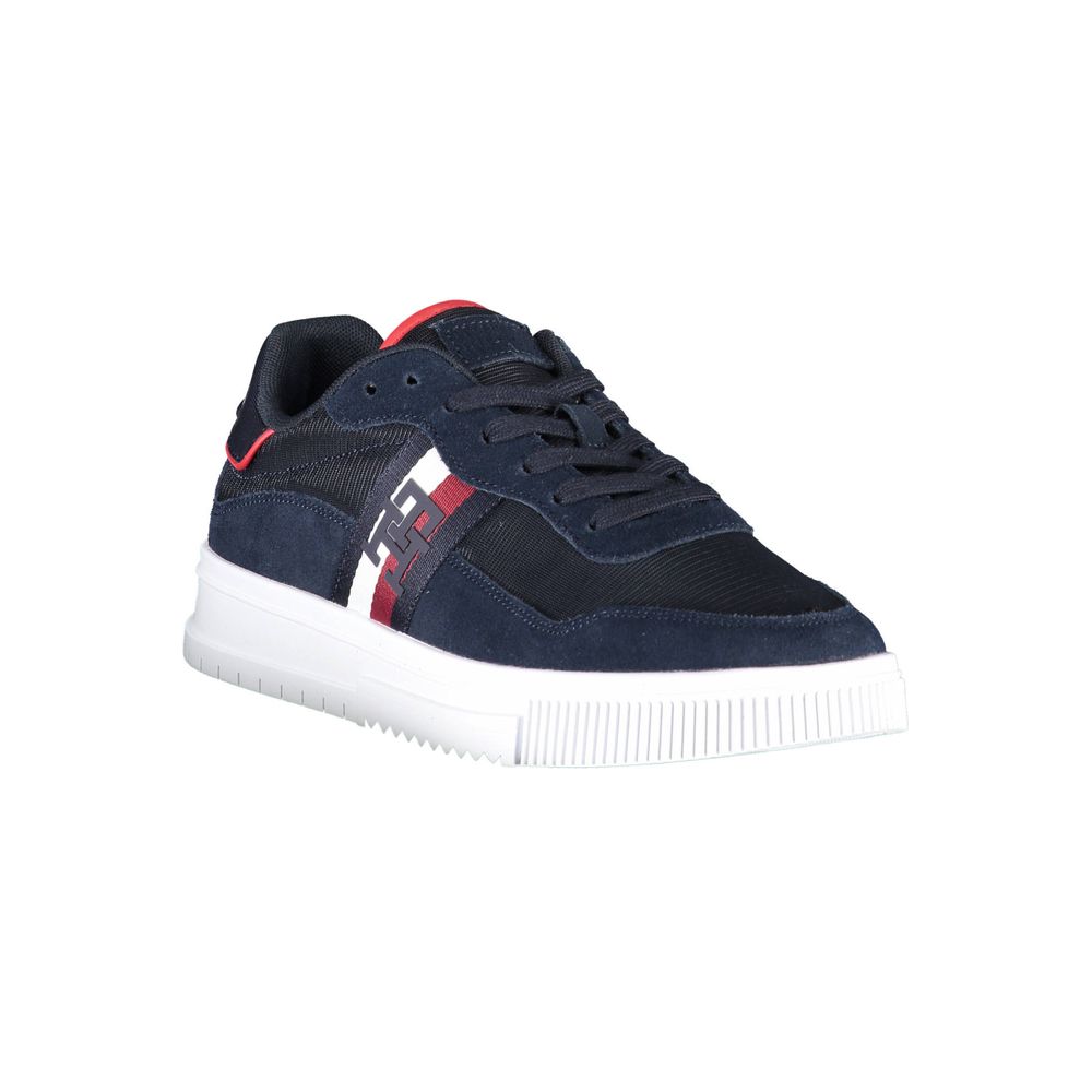 Tommy Hilfiger – Blaue Polyester-Sneaker für Herren