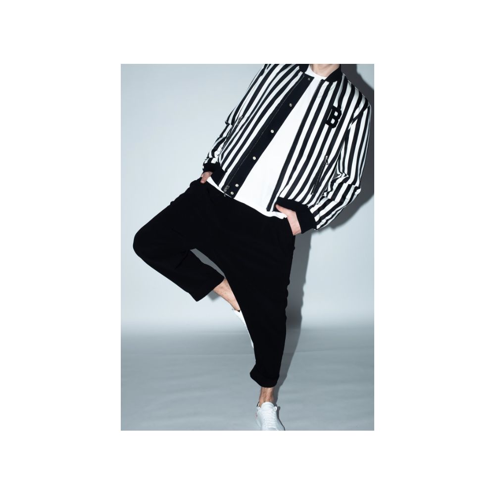 Jachetă Balmain neagră din poliamidă