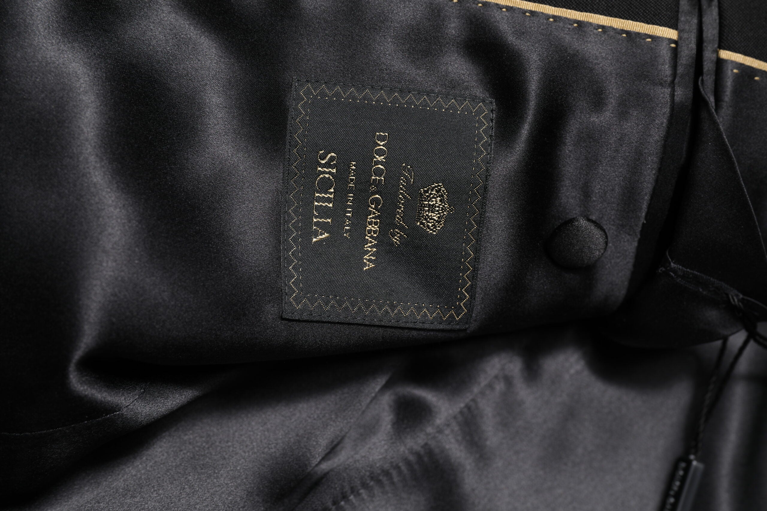 Dolce & Gabbana Schwarzer SICILIA Blazer mit Kristallverzierung