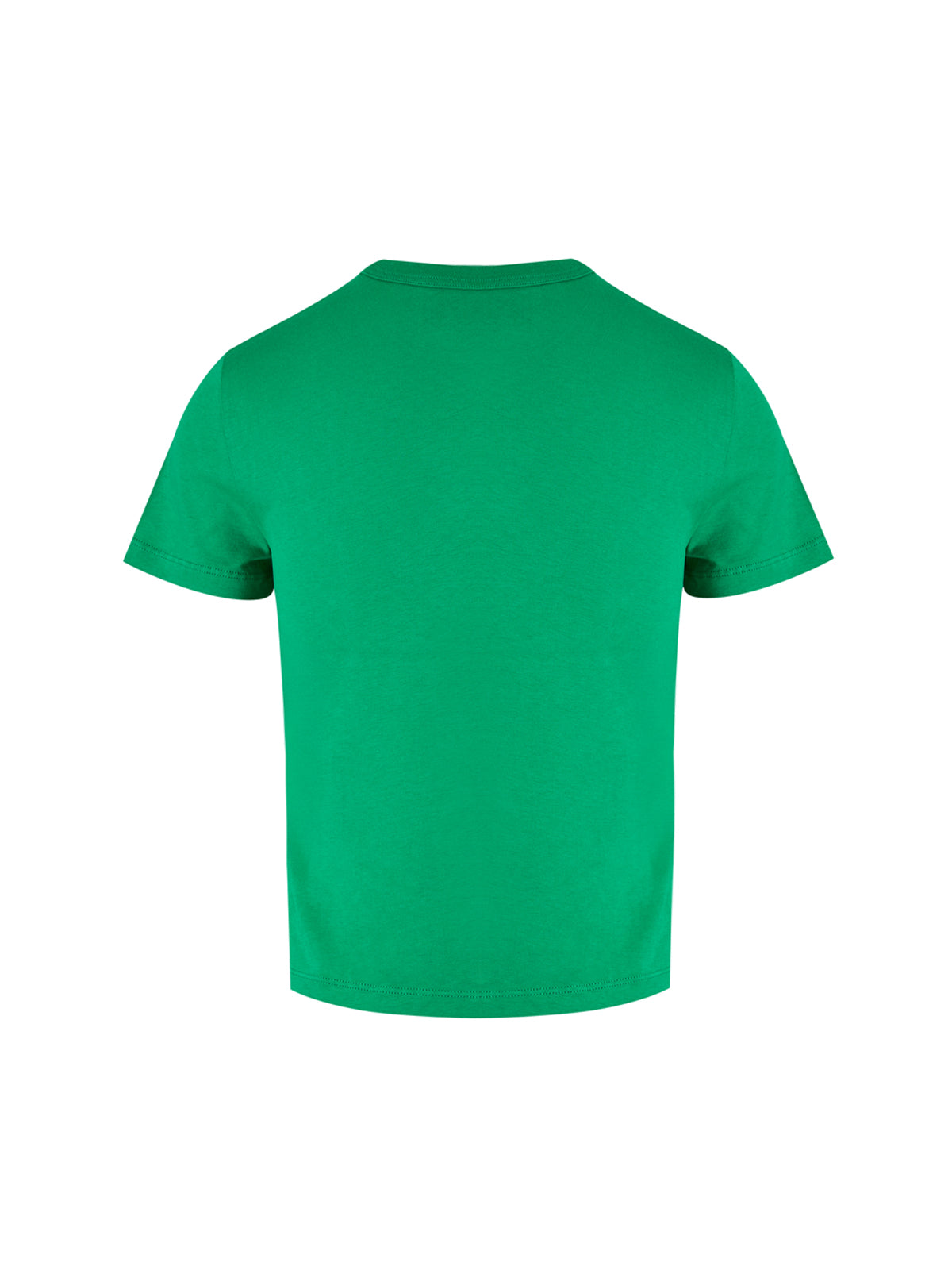 Grünes Baumwoll-Logo-T-Shirt von Gucci