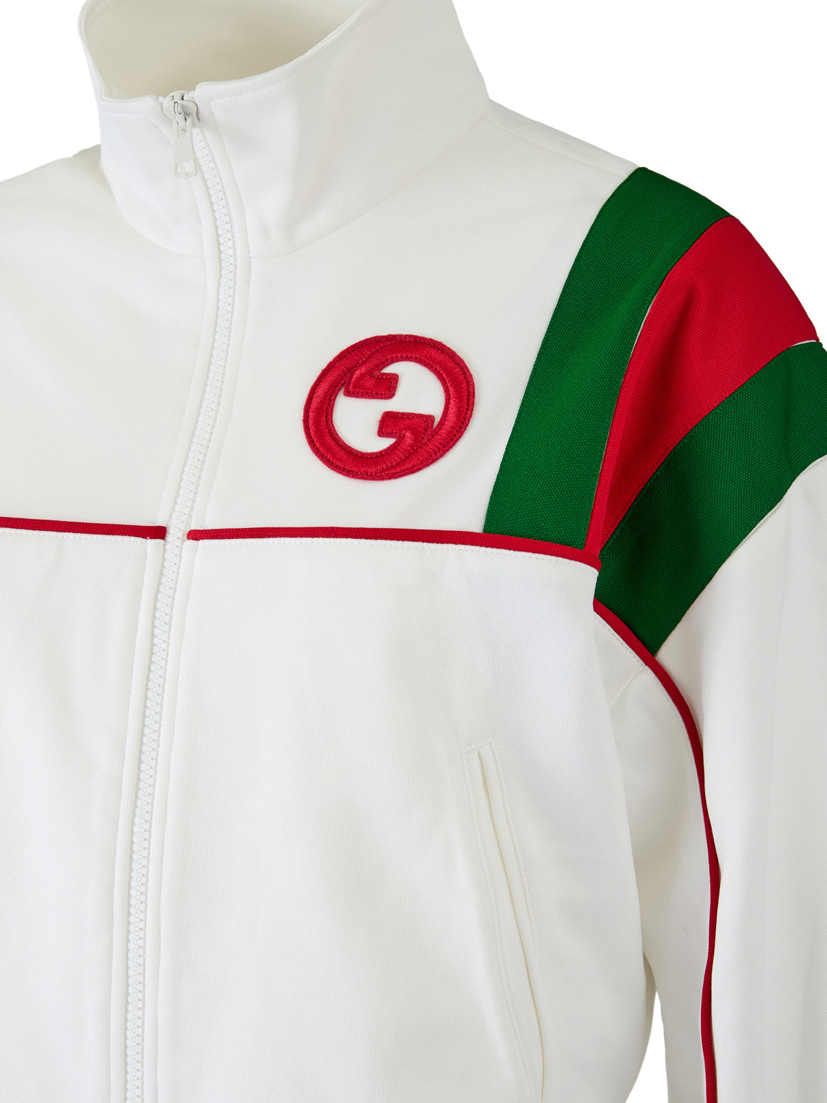 Weißes Gucci-Sweatshirt aus Polyester mit Logo