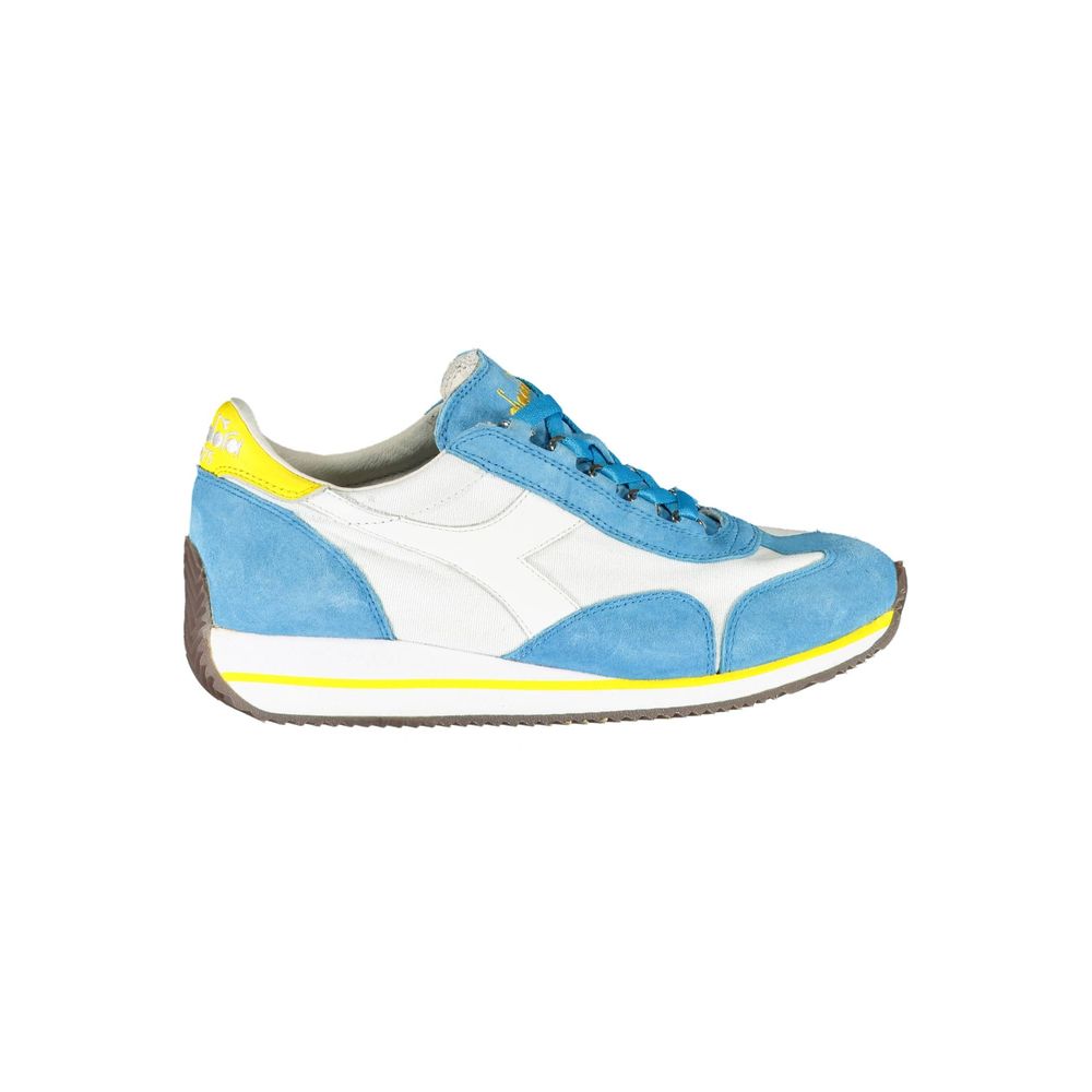 Diadora Hellblaue Leder-Sneaker für Damen