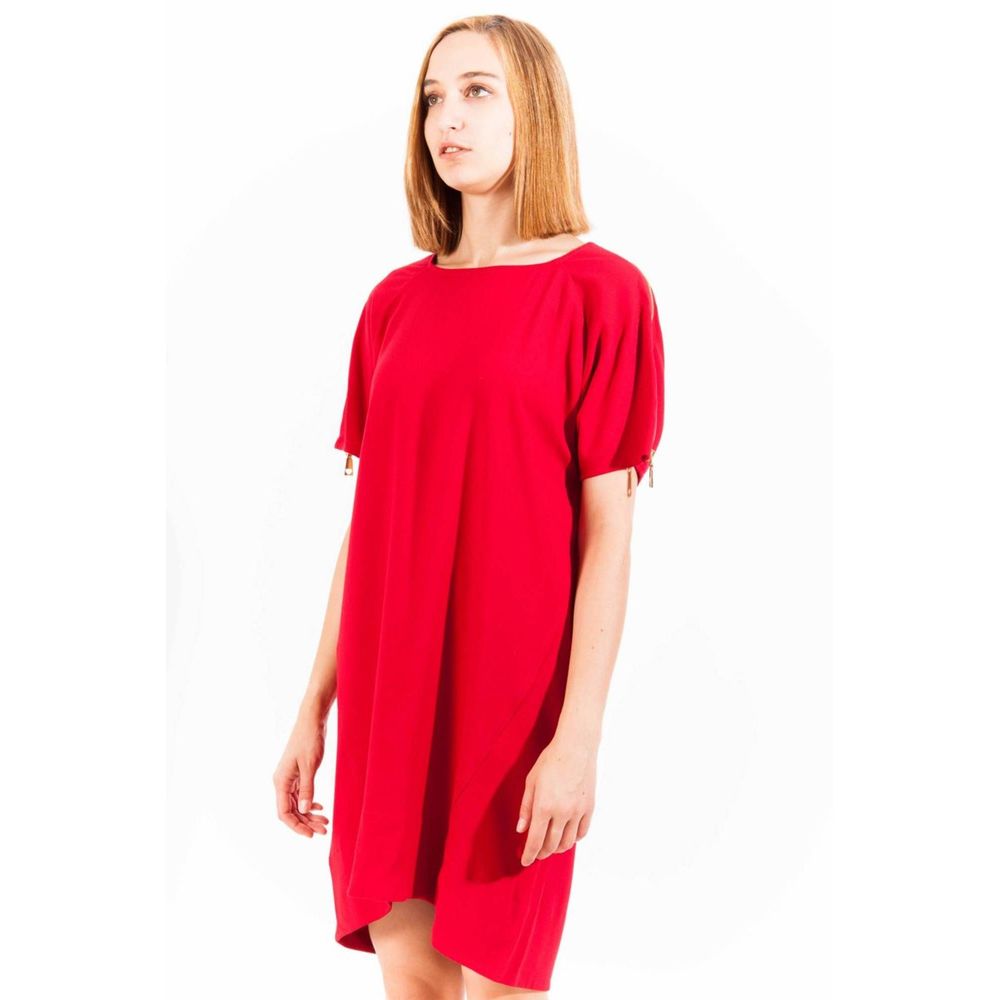 Love Moschino „Rochie roșie din viscoză pentru femei”